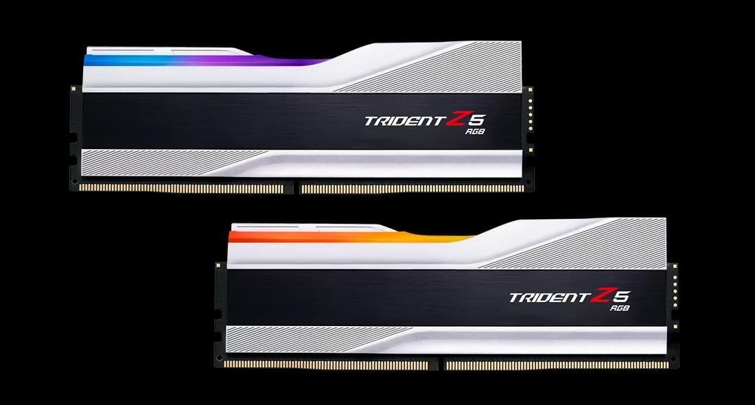 TRIDENT Z5 RGB SILVER 32G(16G*2) DDR5 7200MHZ 1.4V
