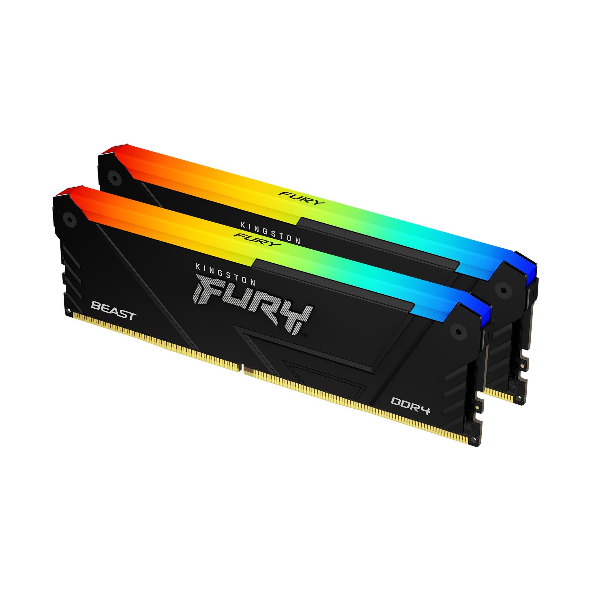 FURY BEAST RGB 64G(32G*2) 3600MHZ DDR4 CL18