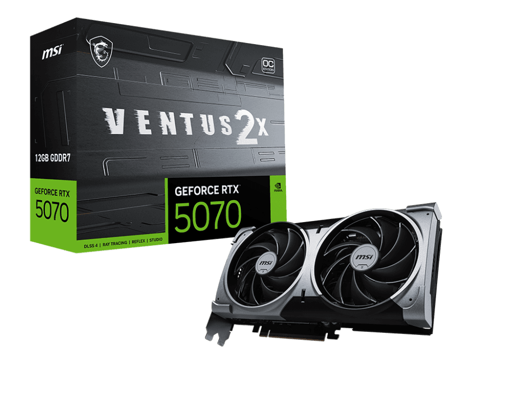 RTX5070 VENTUS 2X OC 125G GDDR7 WHITE