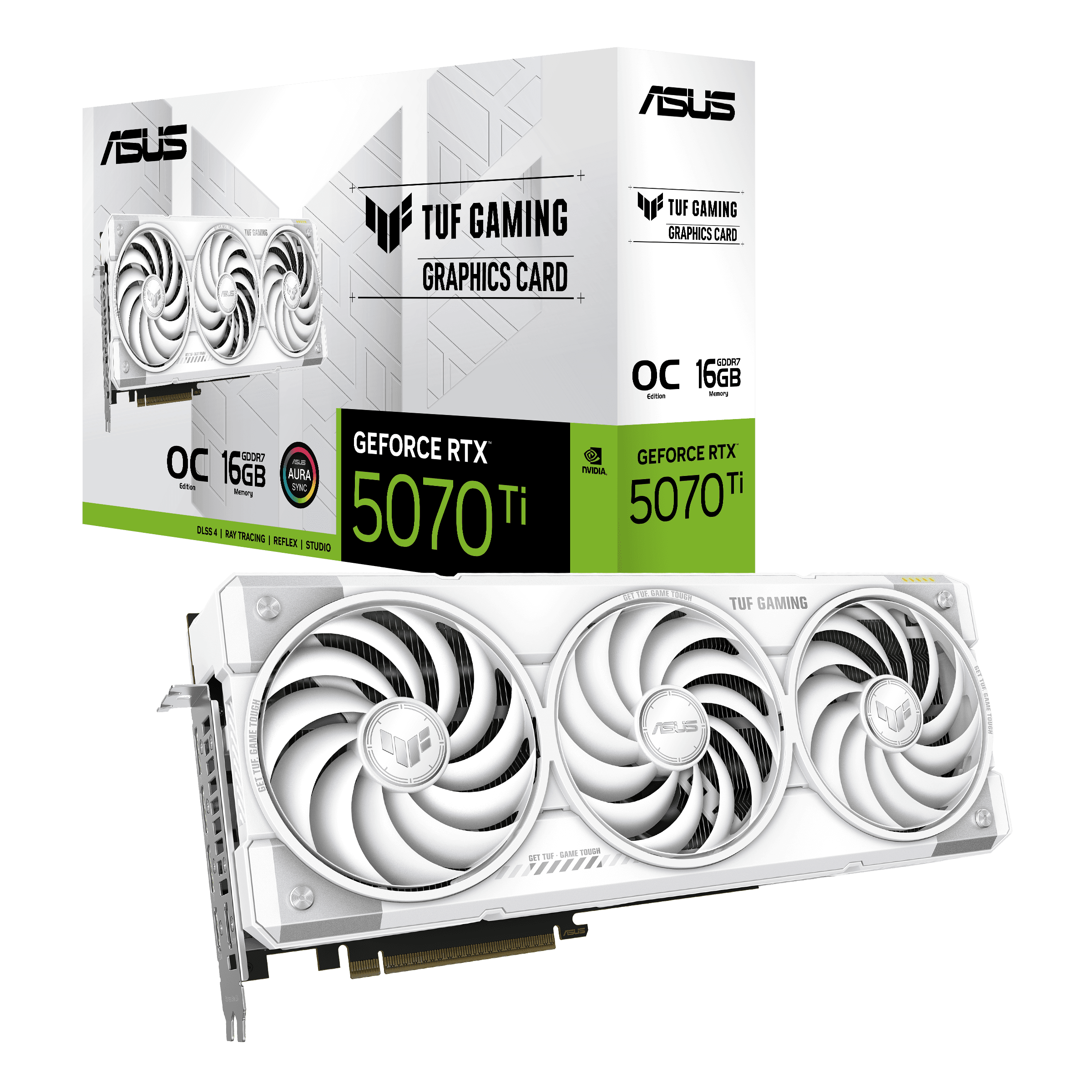 TUF GAMING RTX5070TI OC 16GB GDDR7 WHITE