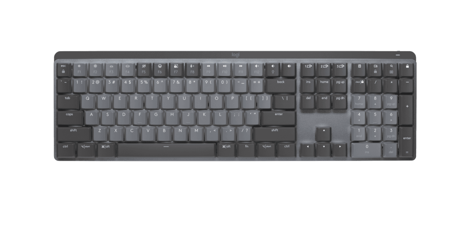 LOGITECH MX MECHANICAL WIRELESS KEYBOARD TACTILE GRAPHITE
