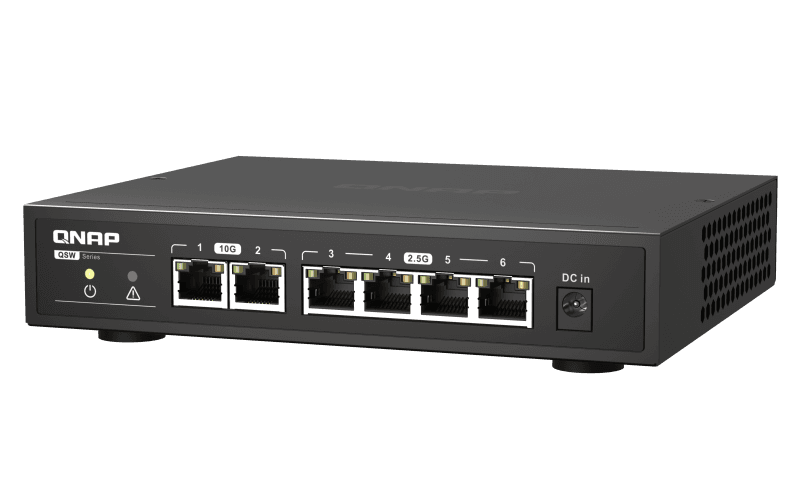 QNAP QSW-2104-2T 2 PORTS 10G +4 PORTS 2.5G SWITCH