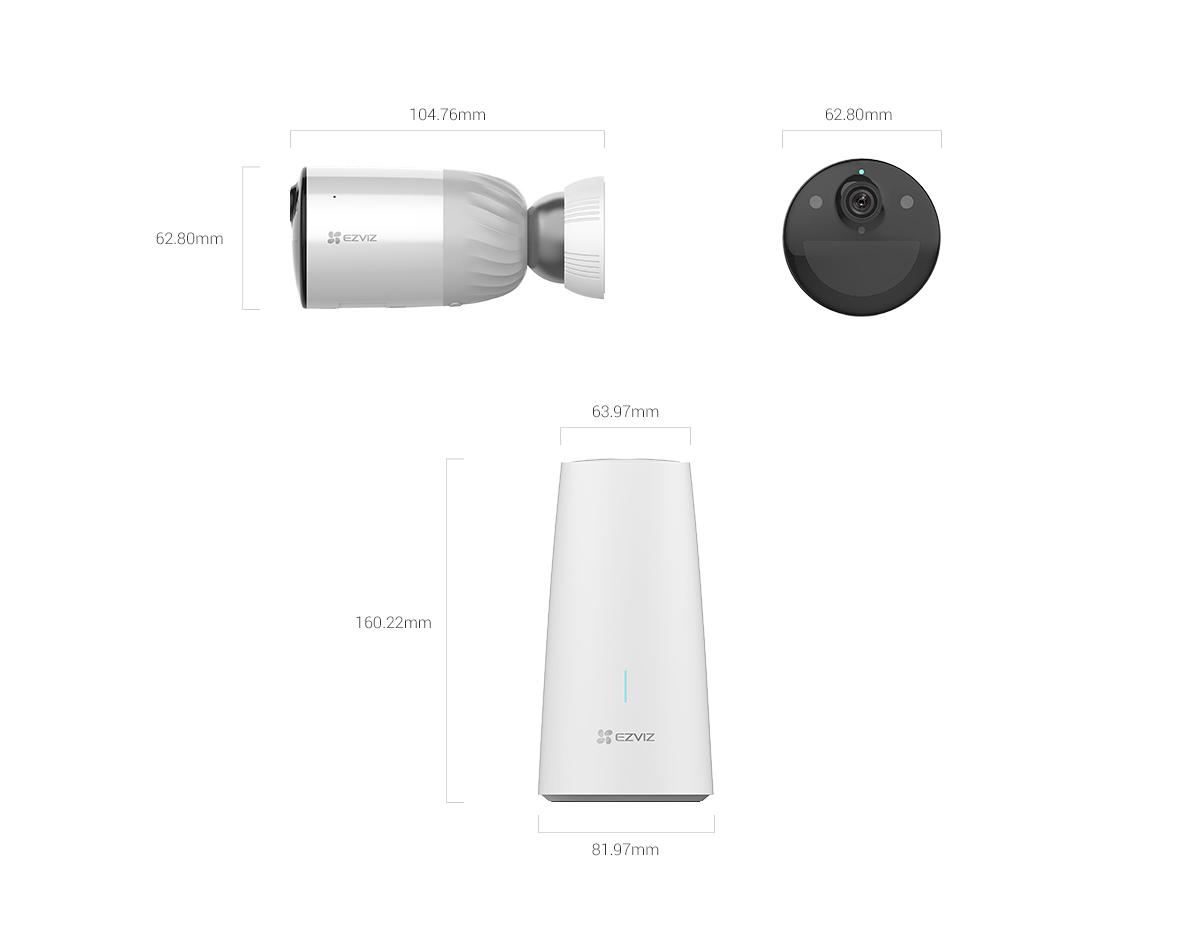 EZVIZ BC1-B2 1BASE+2CAM 1/2.8"