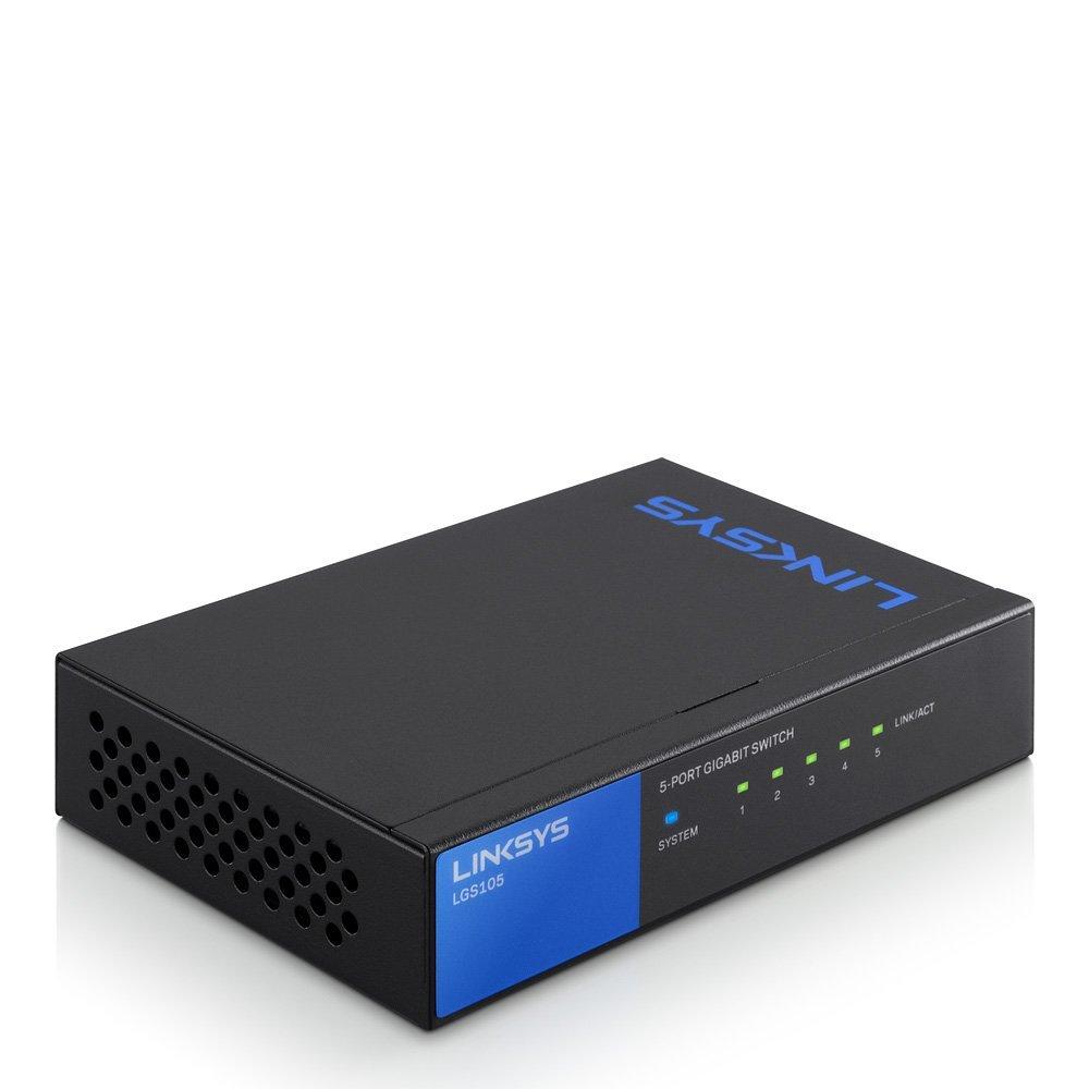 LINKSYS LGS105-AP SWITCH GIGABIT UNMANAGED 5PORT