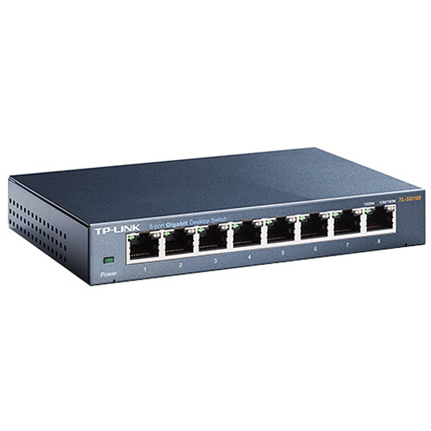 TP-LINK TL-SG108 8-PORT GIGABIT MINI METAL SWITCH