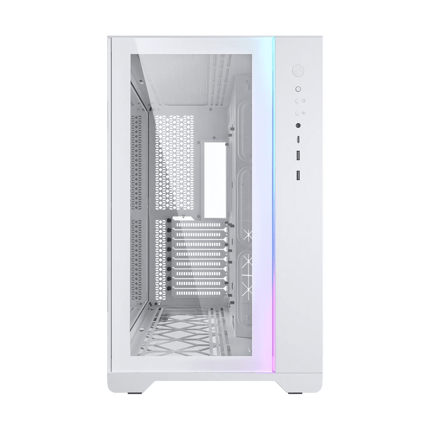 METALLIC GEAR NEO QUBE 2 ATX TEMPERED GLASS DRGB WHITE