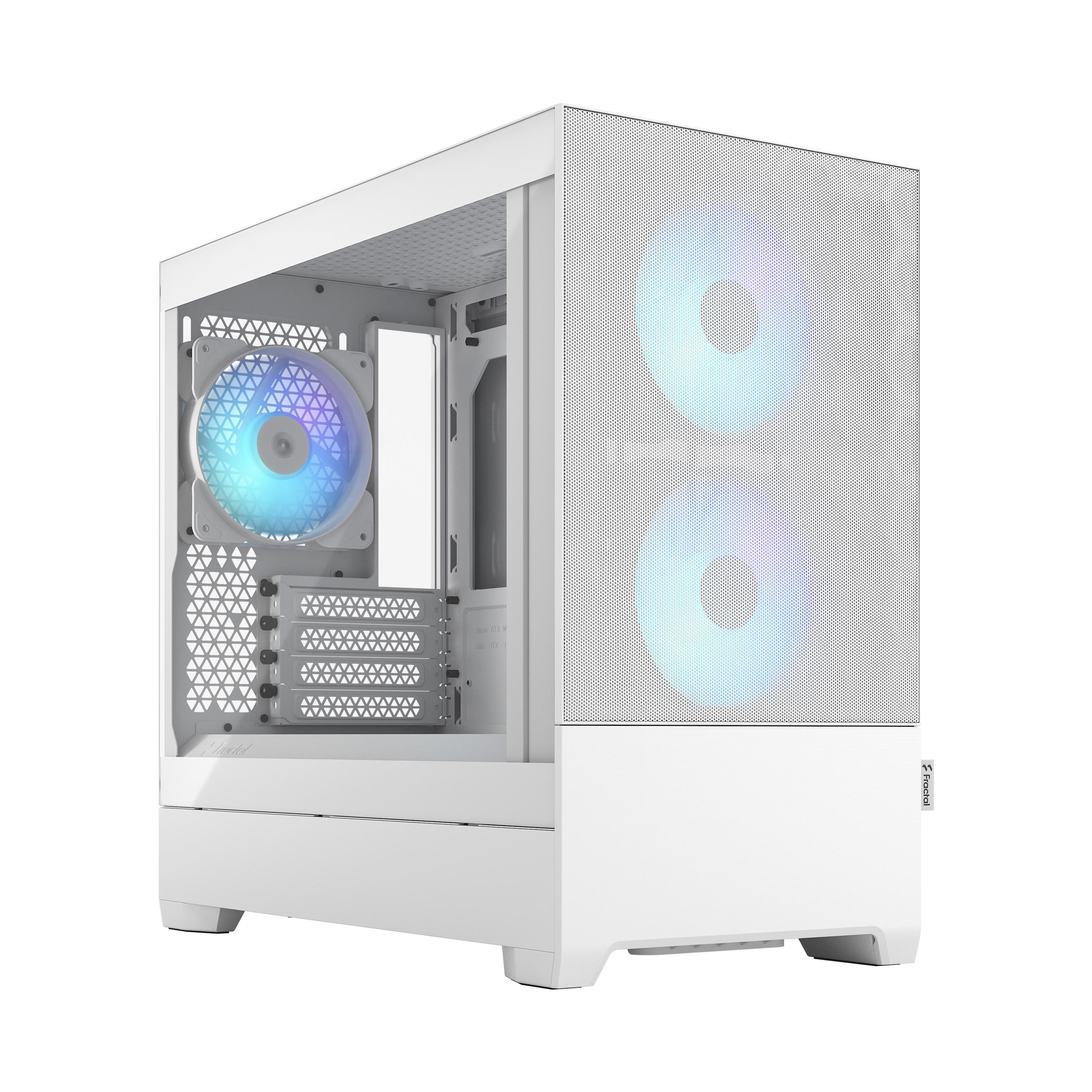 Fractal Design POP MINI AIR RGB WH TG CLEAR TINT