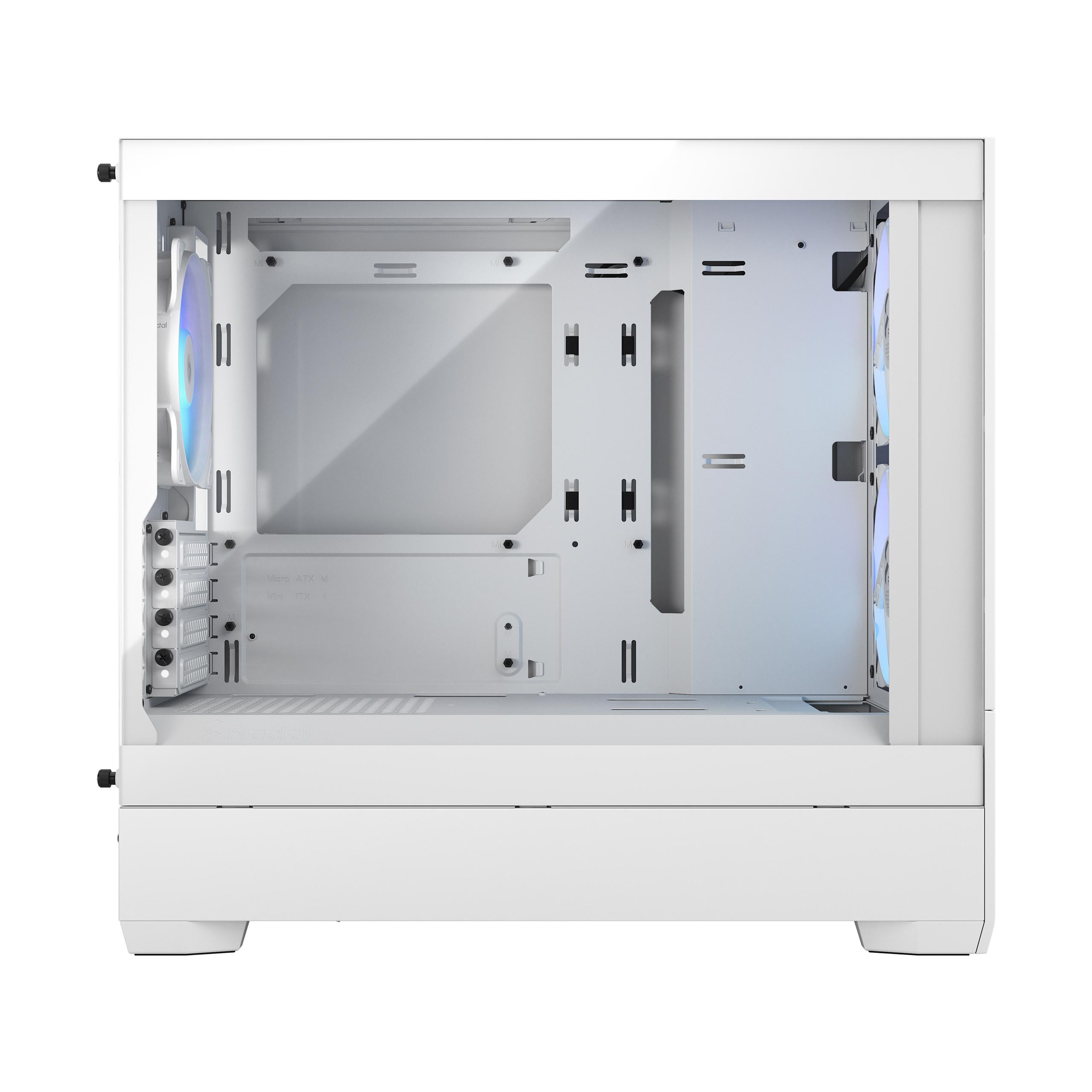 Fractal Design POP MINI AIR RGB WHITE TG CLEAR TINT