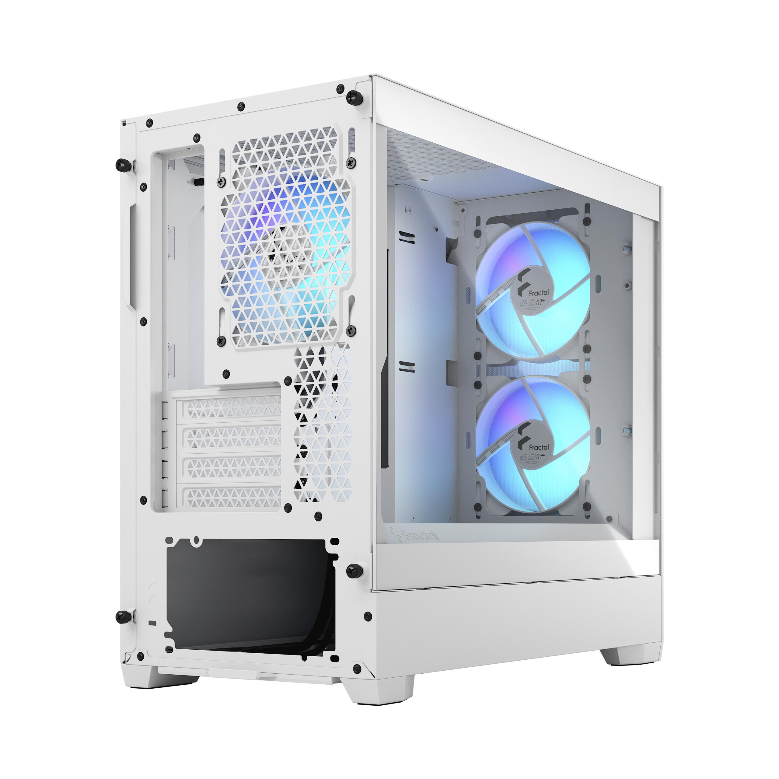 Fractal Design POP MINI AIR RGB WHITE TG CLEAR TINT
