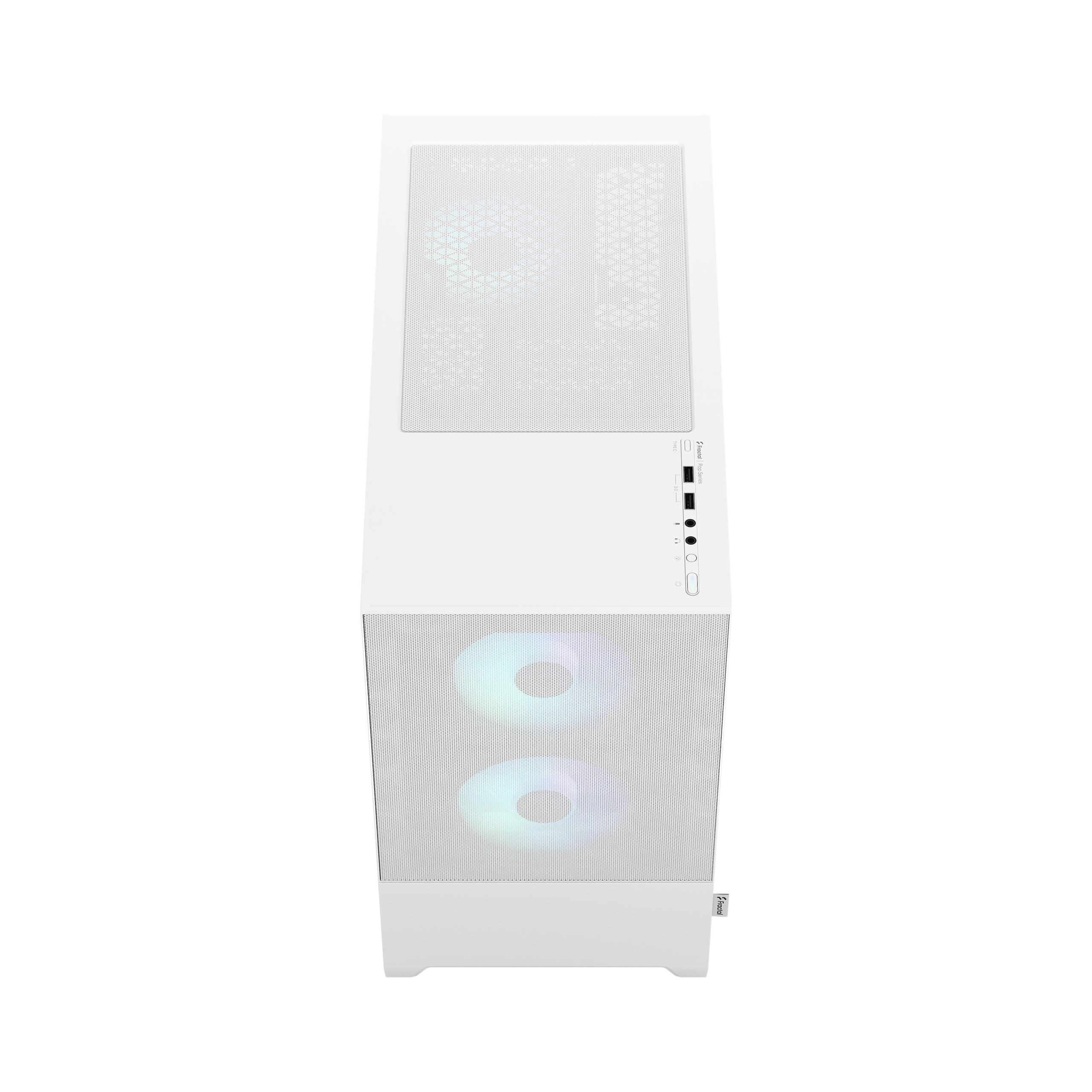 Fractal Design POP MINI AIR RGB WHITE TG CLEAR TINT