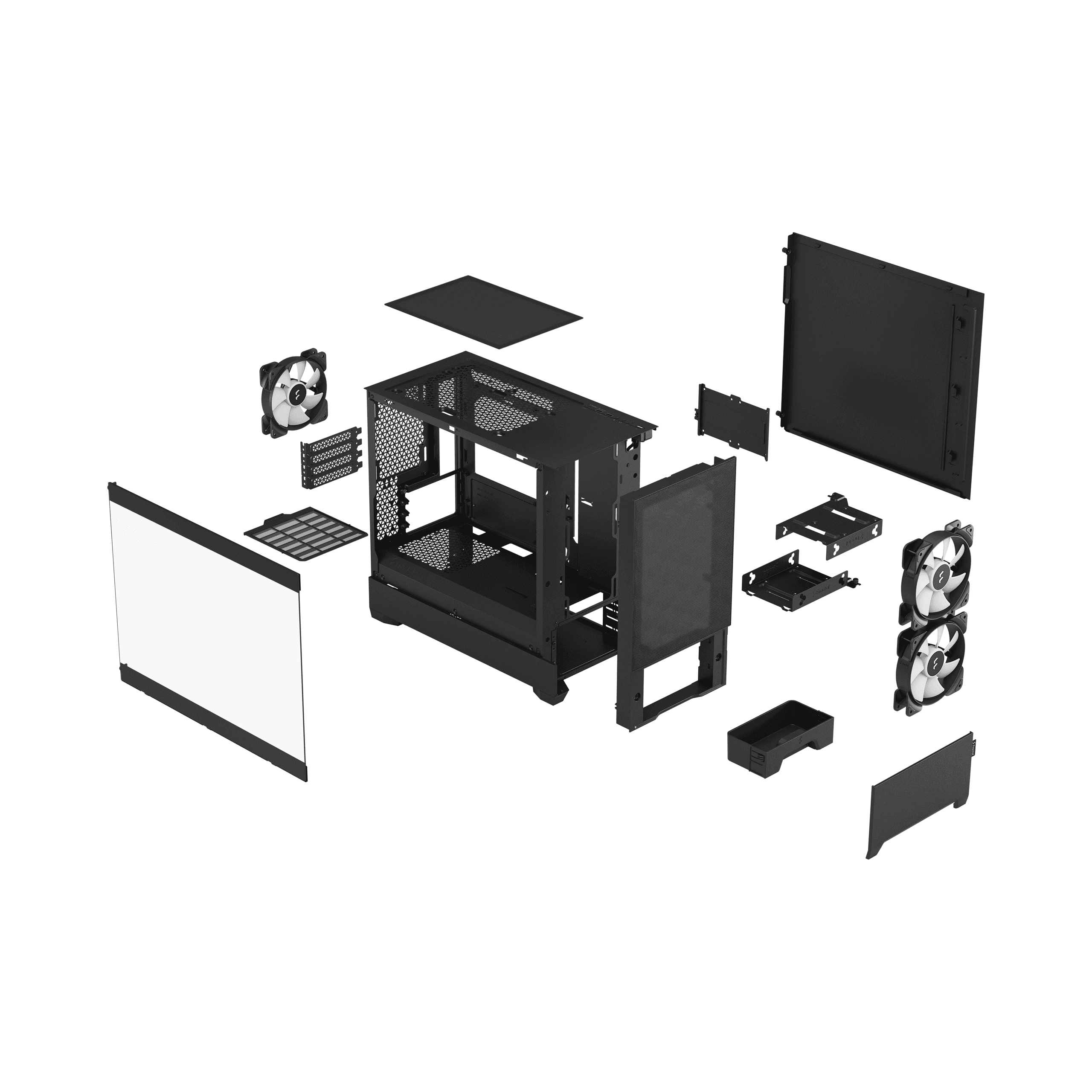 Fractal Design POP MINI AIR RG BLACK TG CLAER TINT