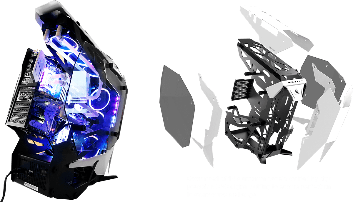 ANTEC TORQUE CASE BLACK / WHITE