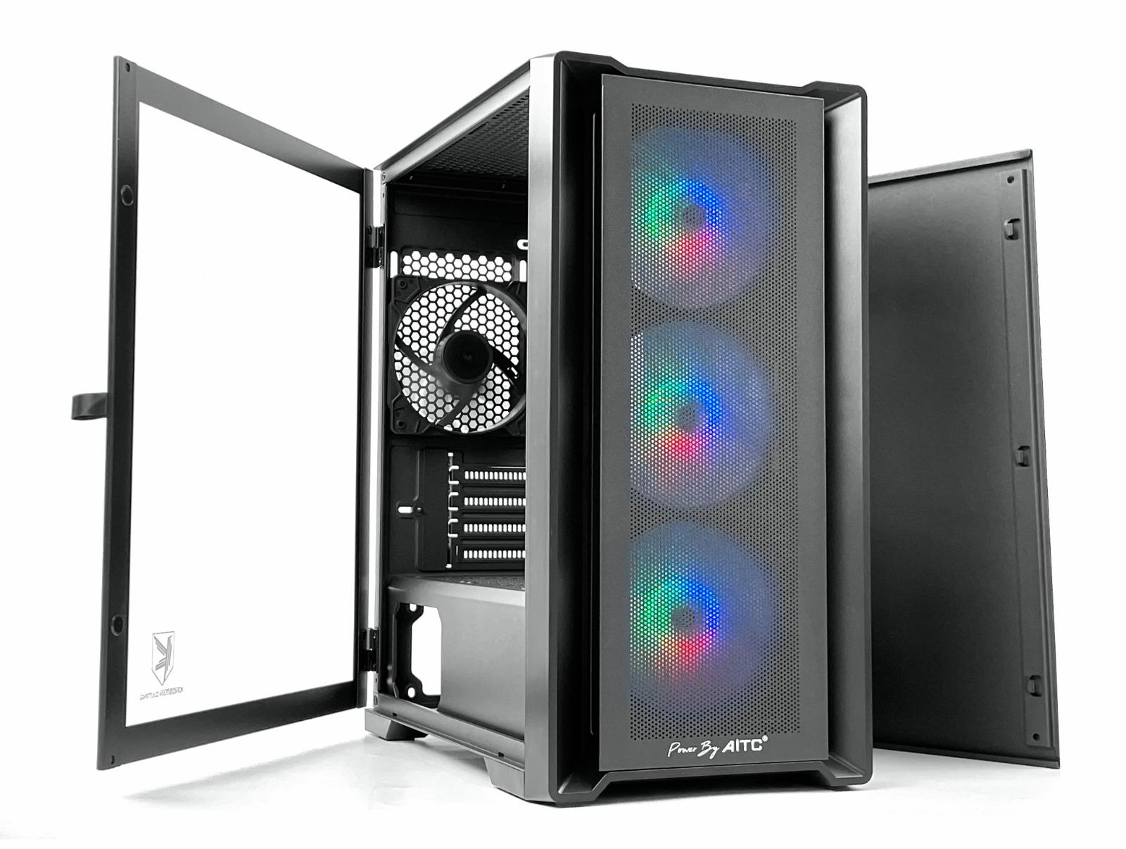 AITC CUBIC M-ATX CASE (BLACK)