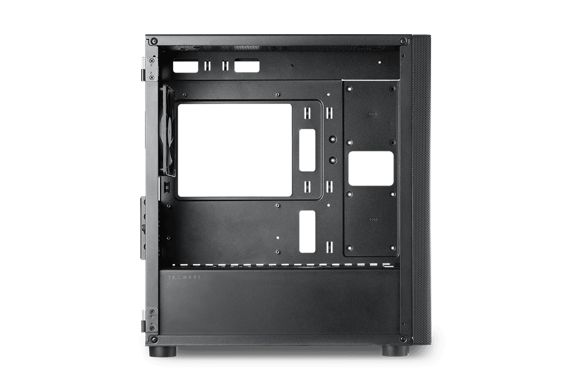 TECWARE FLATLINE MINI TOWER CASE BLACK