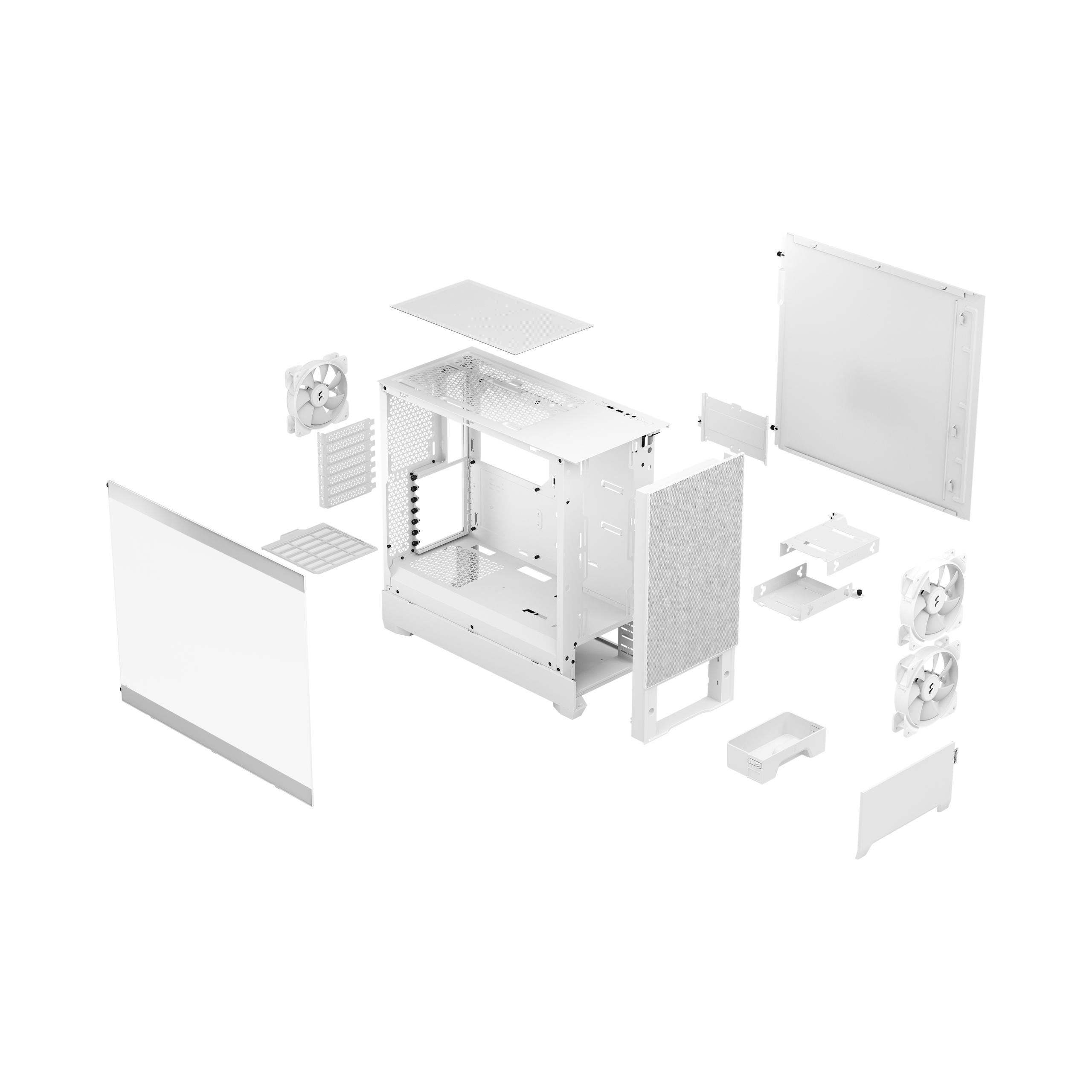 Fractal Design POP AIR RGB WHITE TG CLEAR TINT