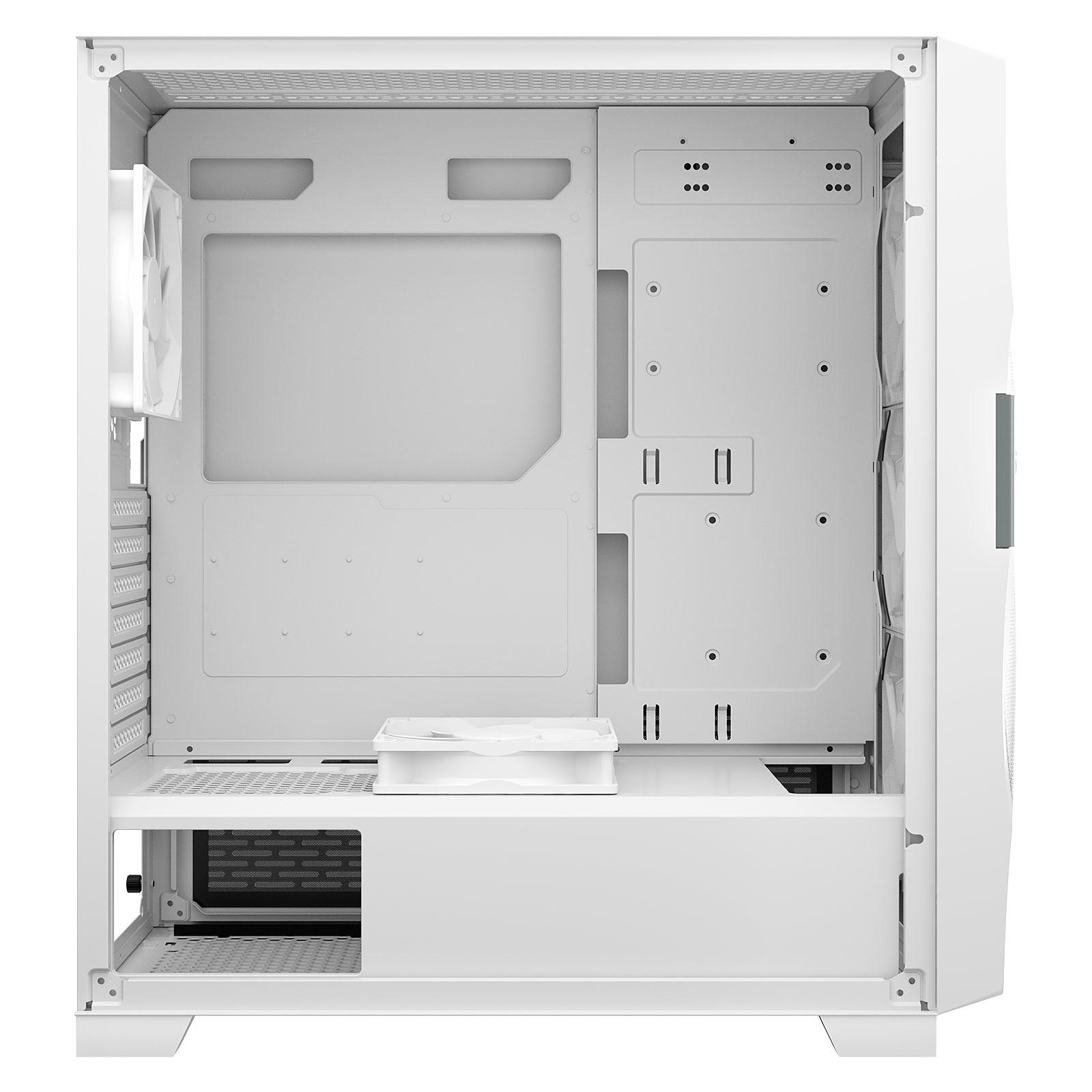 ANTEC DF 700 FLUX TEMPERED GLASS CASE (WH)