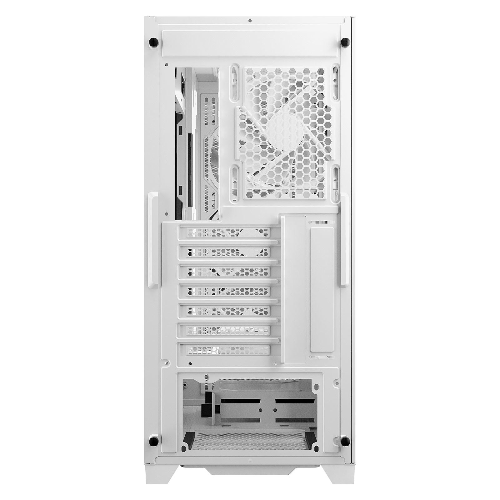 ANTEC DF 700 FLUX TEMPERED GLASS CASE (WH)
