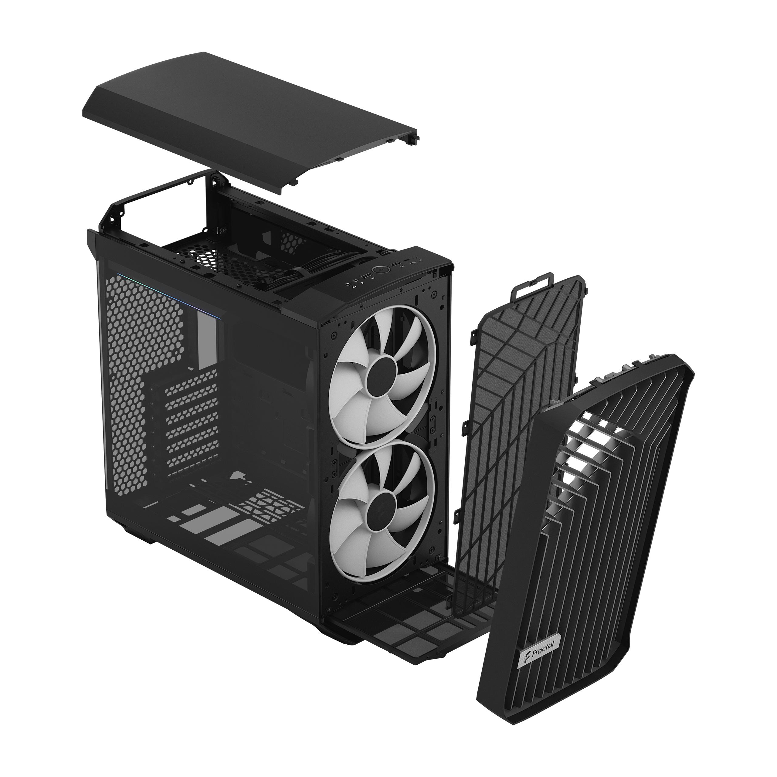 Fractal Design TORRENT COMPACT RGB BLACK TG LIGHT