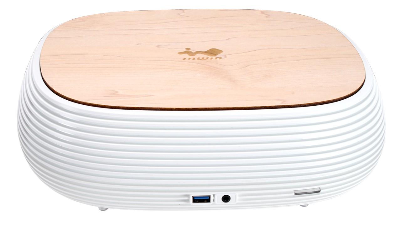 IN WIN B1PW MINI ITX CASE W/200W GOLD PURE WHITE