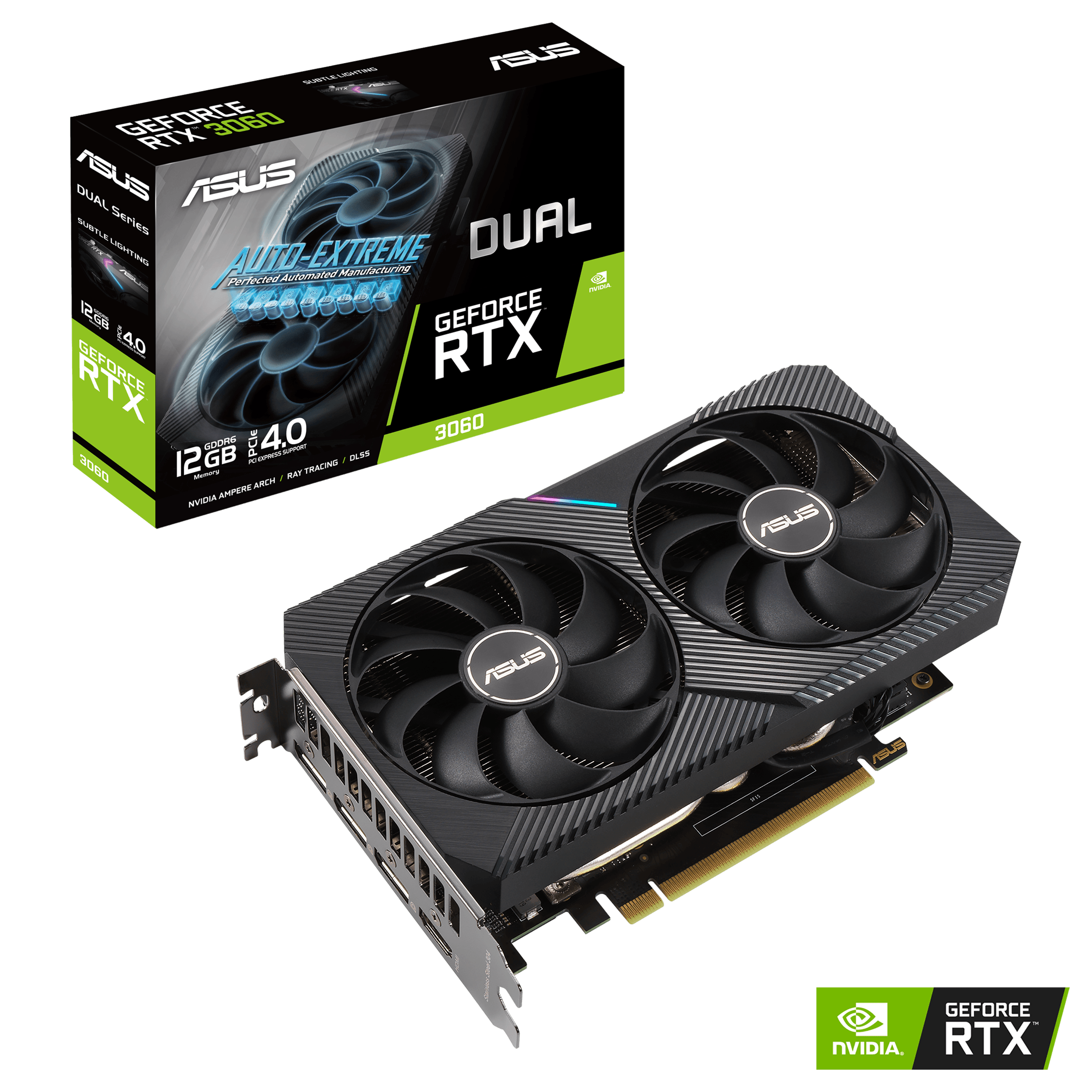 ASUS DUAL RTX3060 OC 12GB DDR6 V2 LHR