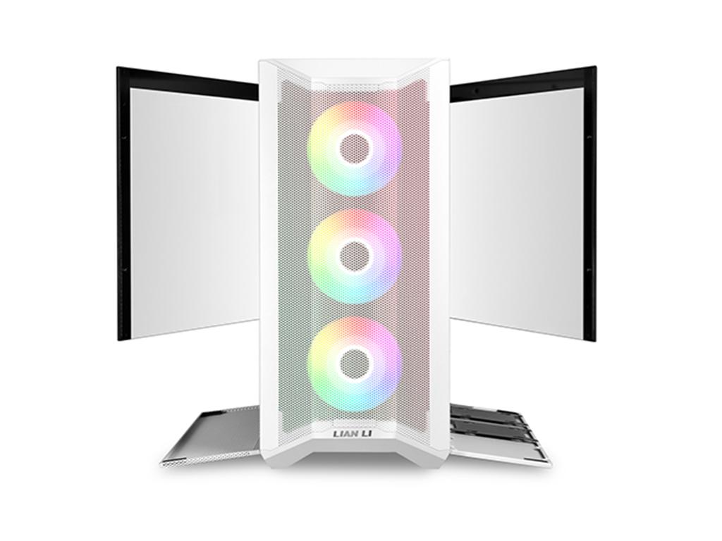 LIAN LI LANCOOL-2 MESH MID TOWER CASE W/DRGB SNOW