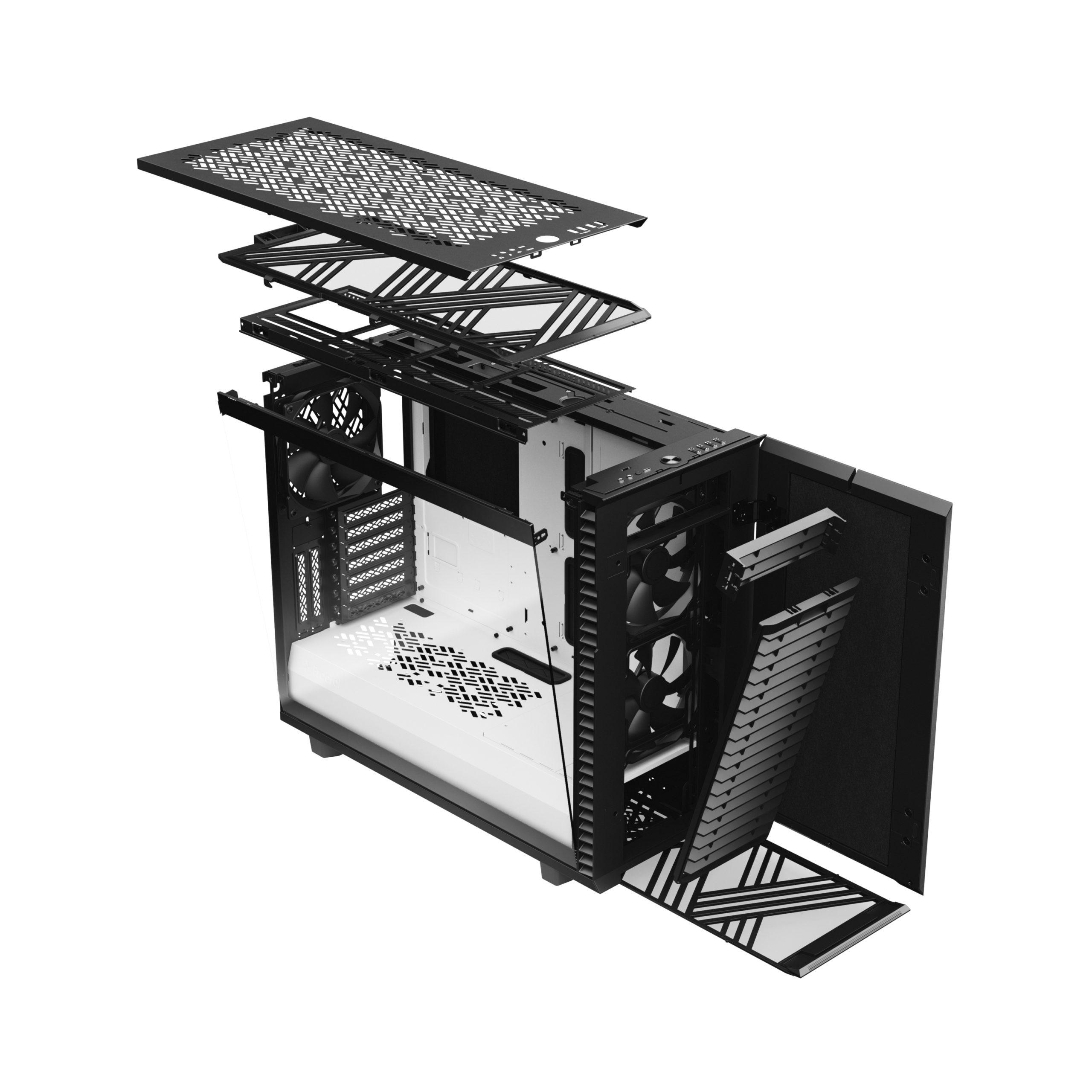 Fractal Design DEFINE 7 BLACK/WHITE TG CLEAR TINT (DEF7A-05)