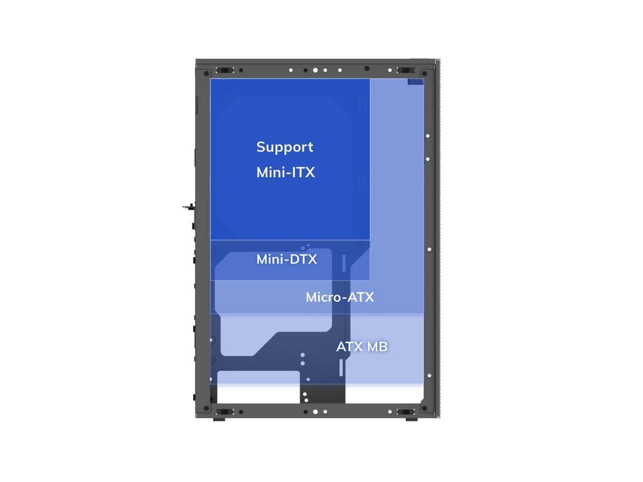 SSUPD MESHROOM S MINI ITX CASE GRAY