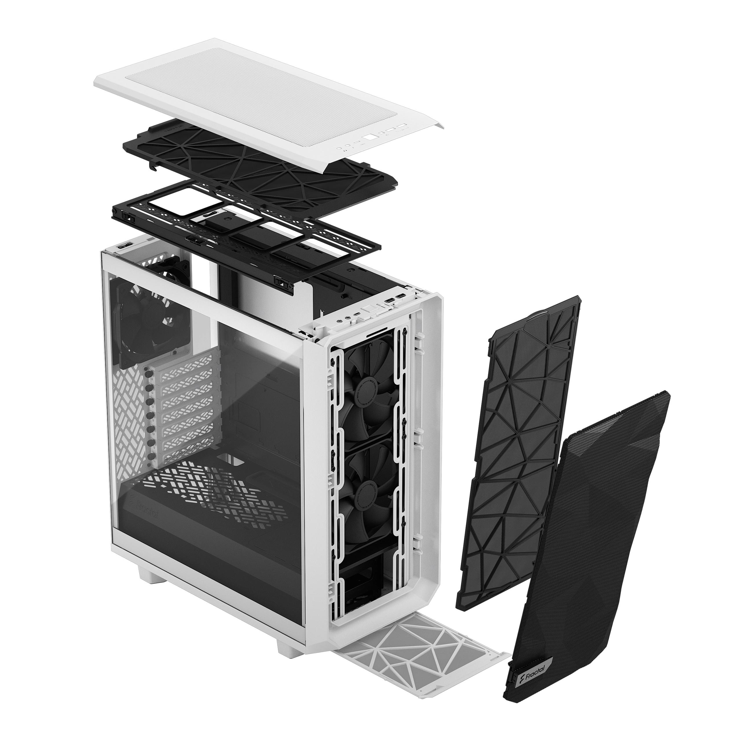 Fractal Design MESHIFY 2 COMPACT WHITE CLAER TG