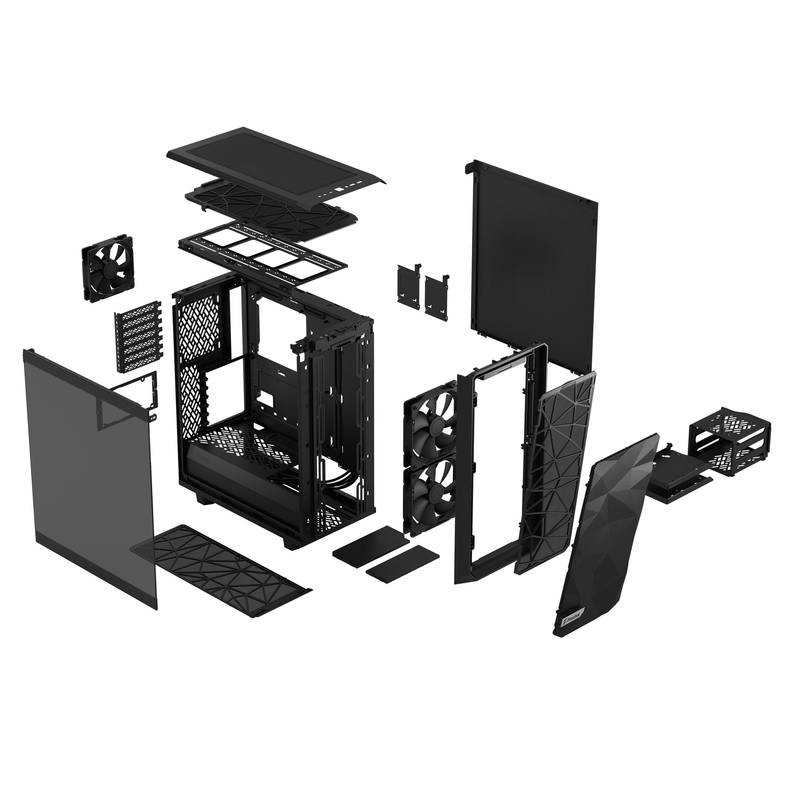 FRACTAL DESIGN MESHIFY 2 COMPACT BLACK LIGHT TG