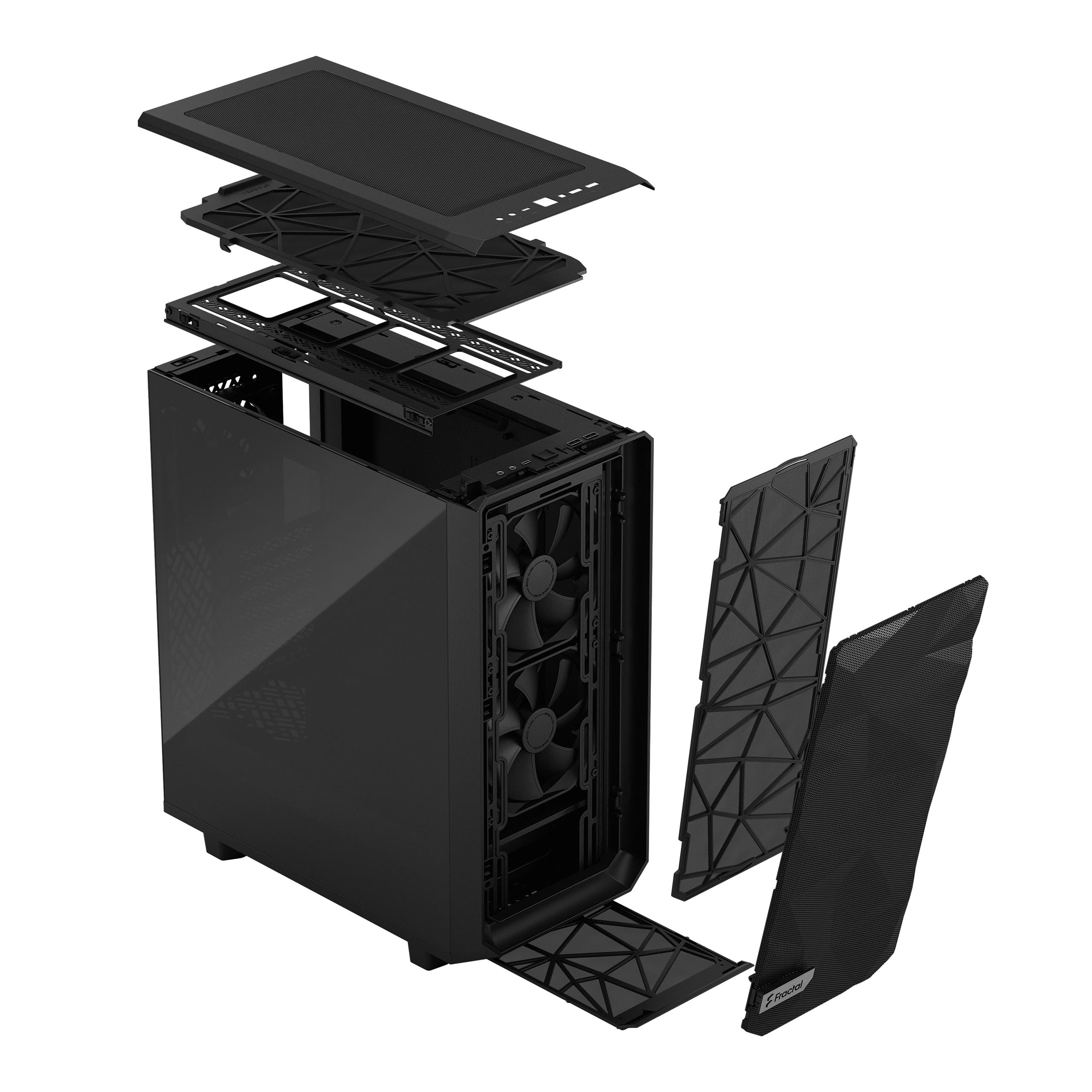 Fractal Design MESHIFY 2 COMPACT BLACK DARK TG MESH