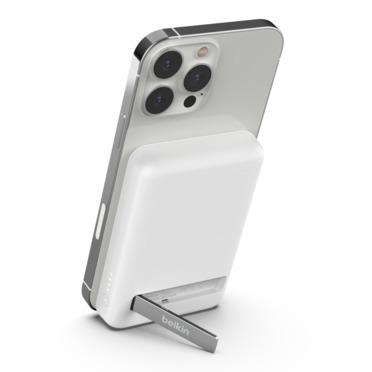 BELKIN 5K MAGNETIC WIRELESS POWER BANK + KICK STAND WH
