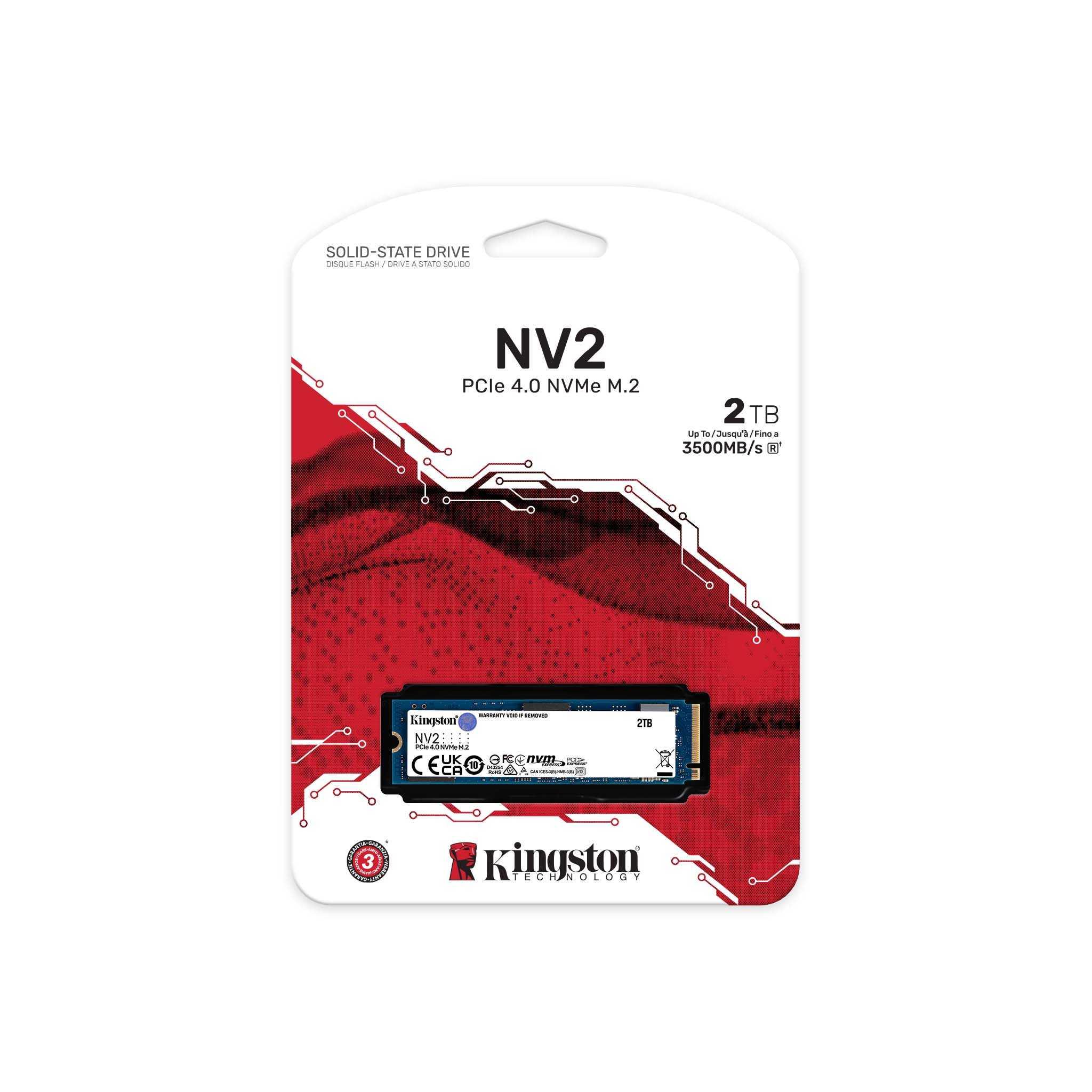 KINGSTON 2000G NV2 M.2 2280 PCIE 4.0 NVME SSD