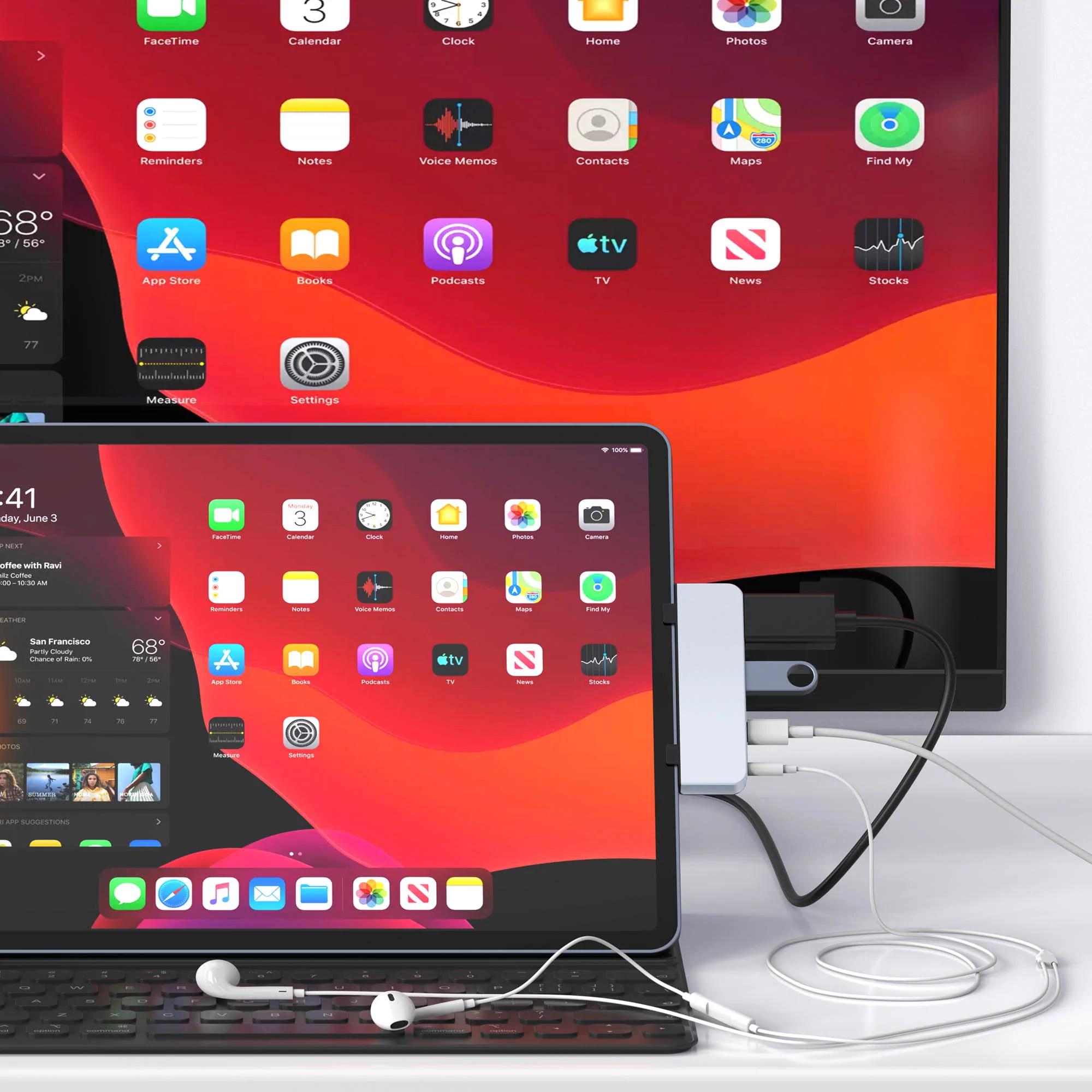 HYPERDRIVE POWER 9 IN 1 USB-C HUB SILVER
