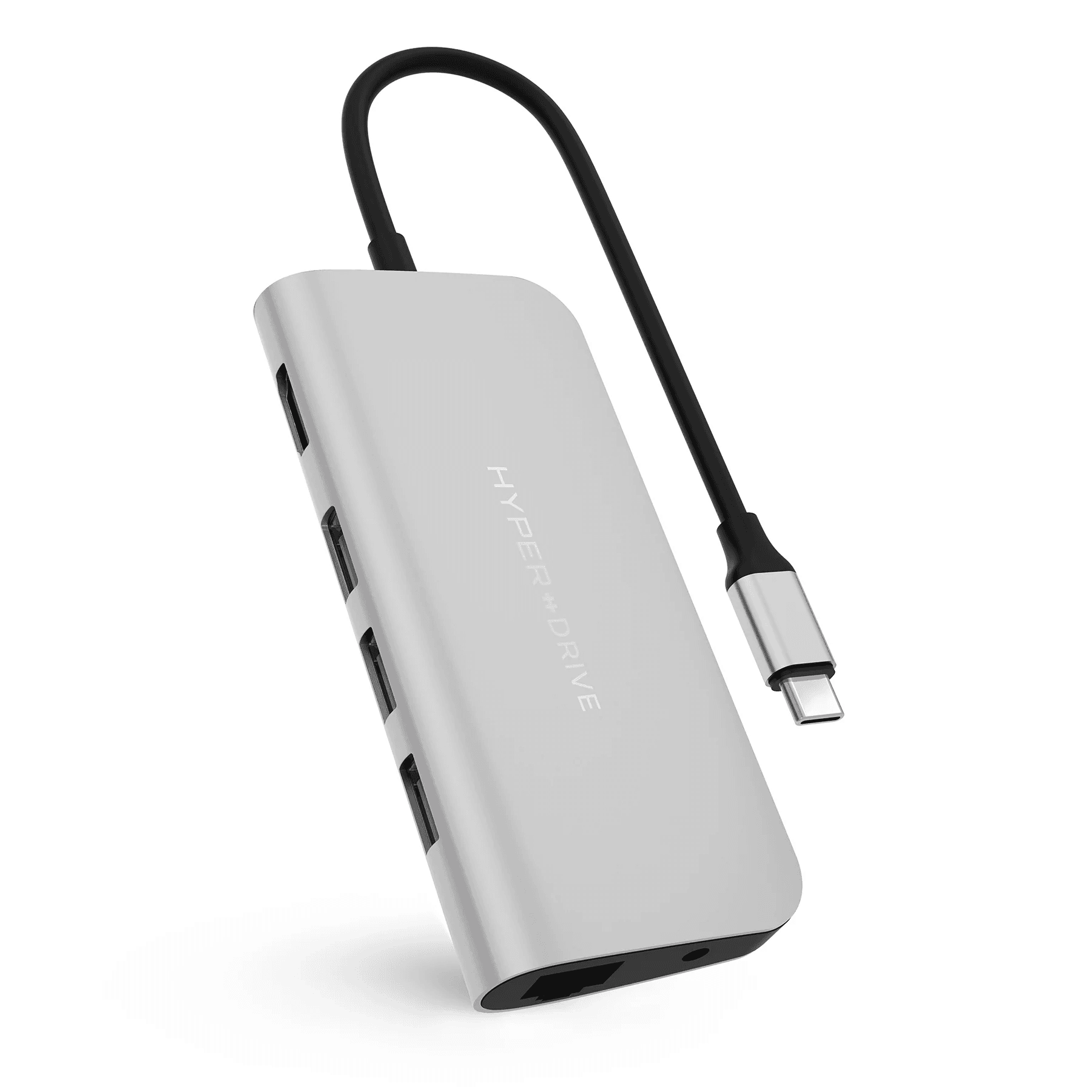 HYPERDRIVE POWER 9 IN 1 USB-C HUB SILVER