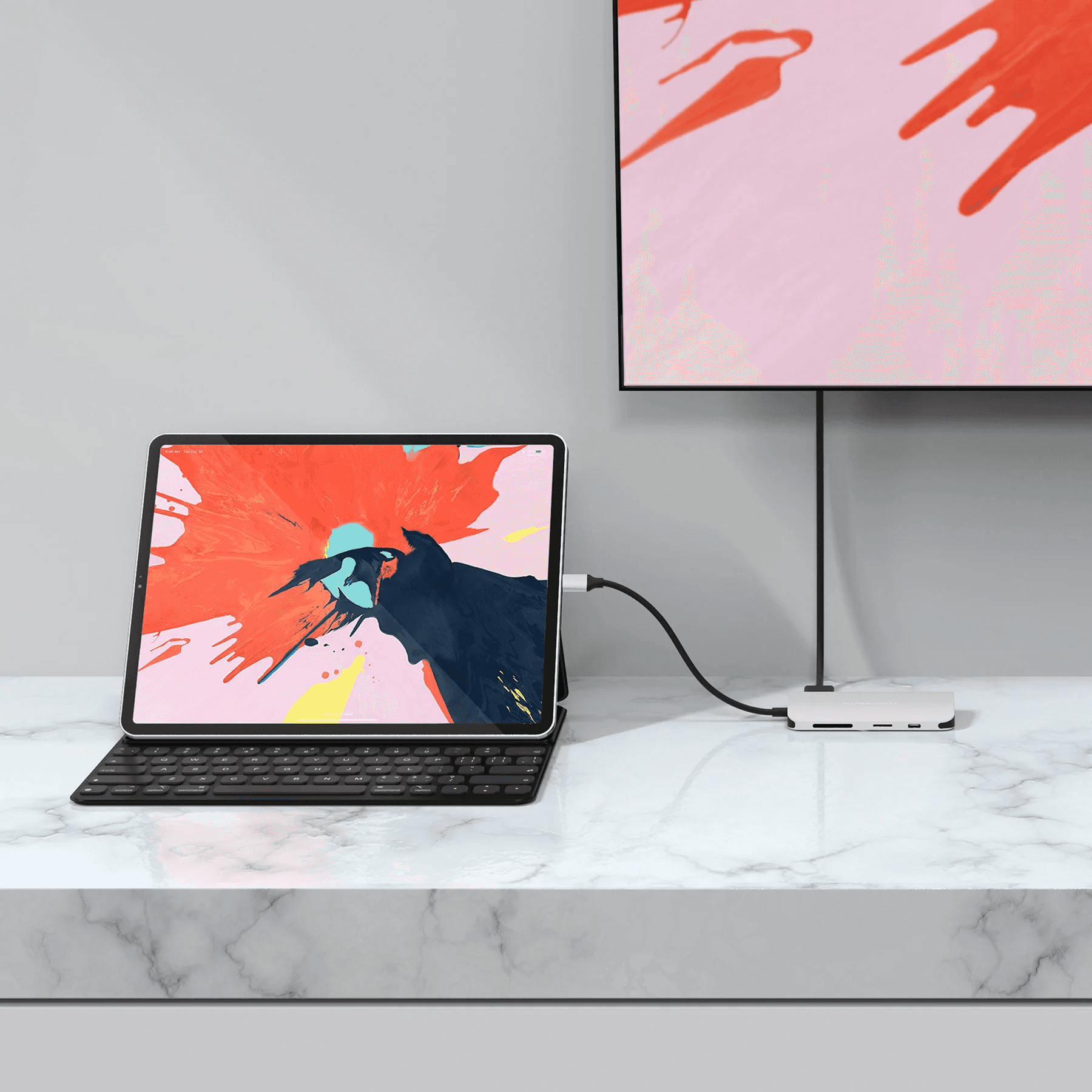 HYPERDRIVE POWER 9 IN 1 USB-C HUB SILVER
