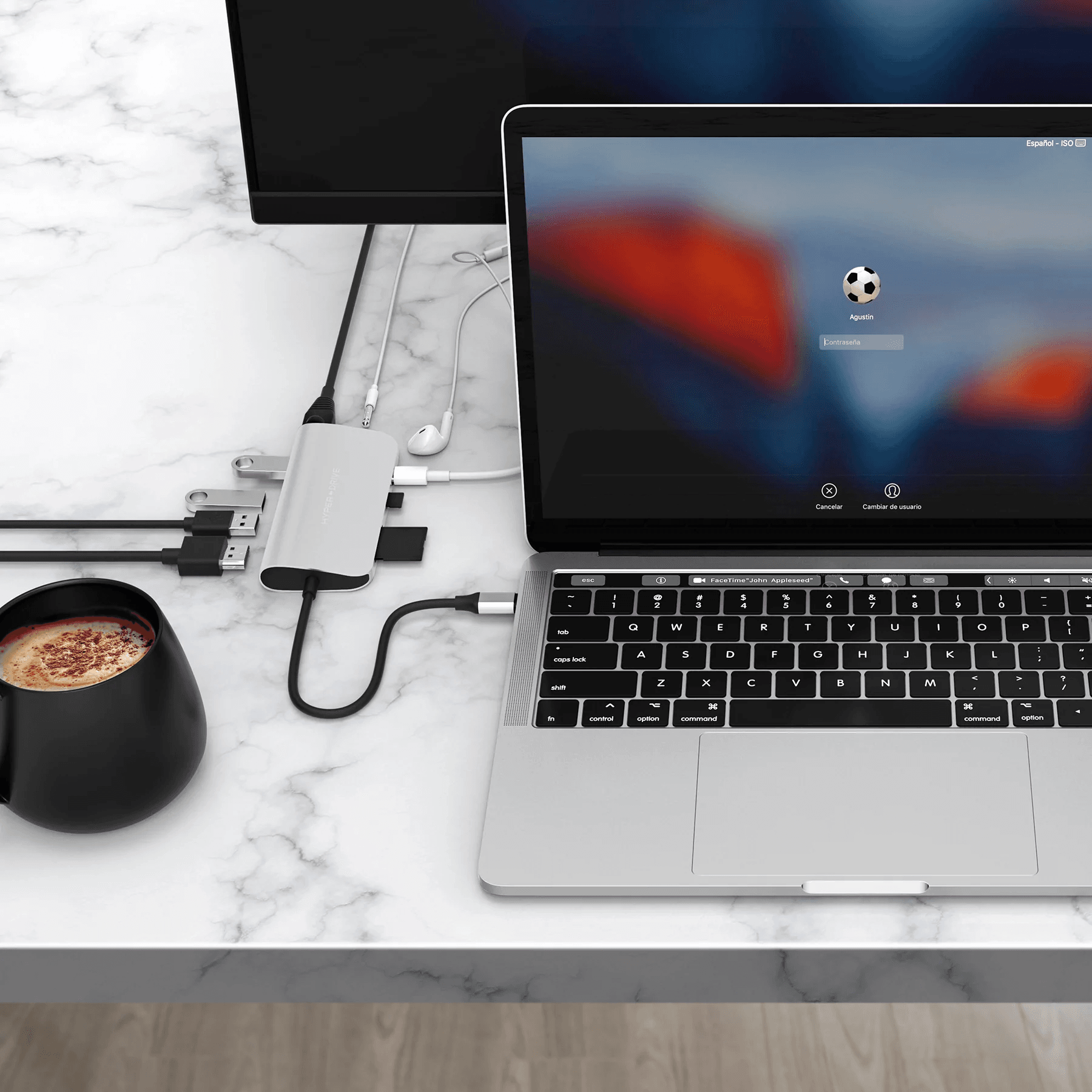 HYPERDRIVE POWER 9 IN 1 USB-C HUB SILVER