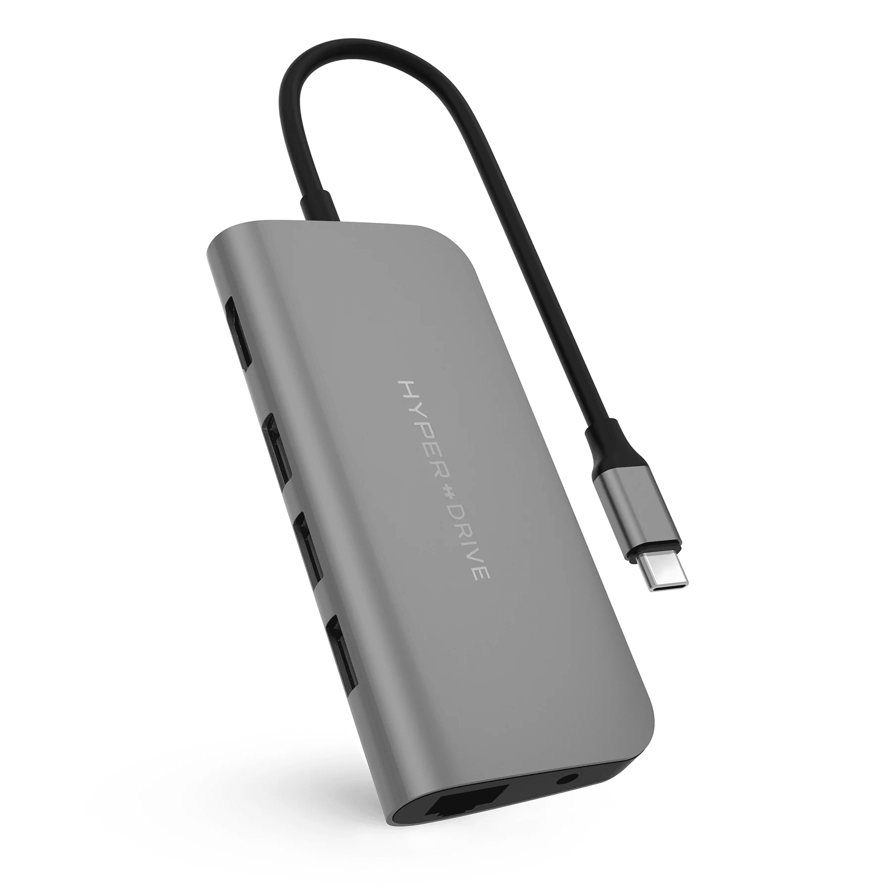 HYPERDRIVE POWER 9 IN 1 USB-C HUB GRAY