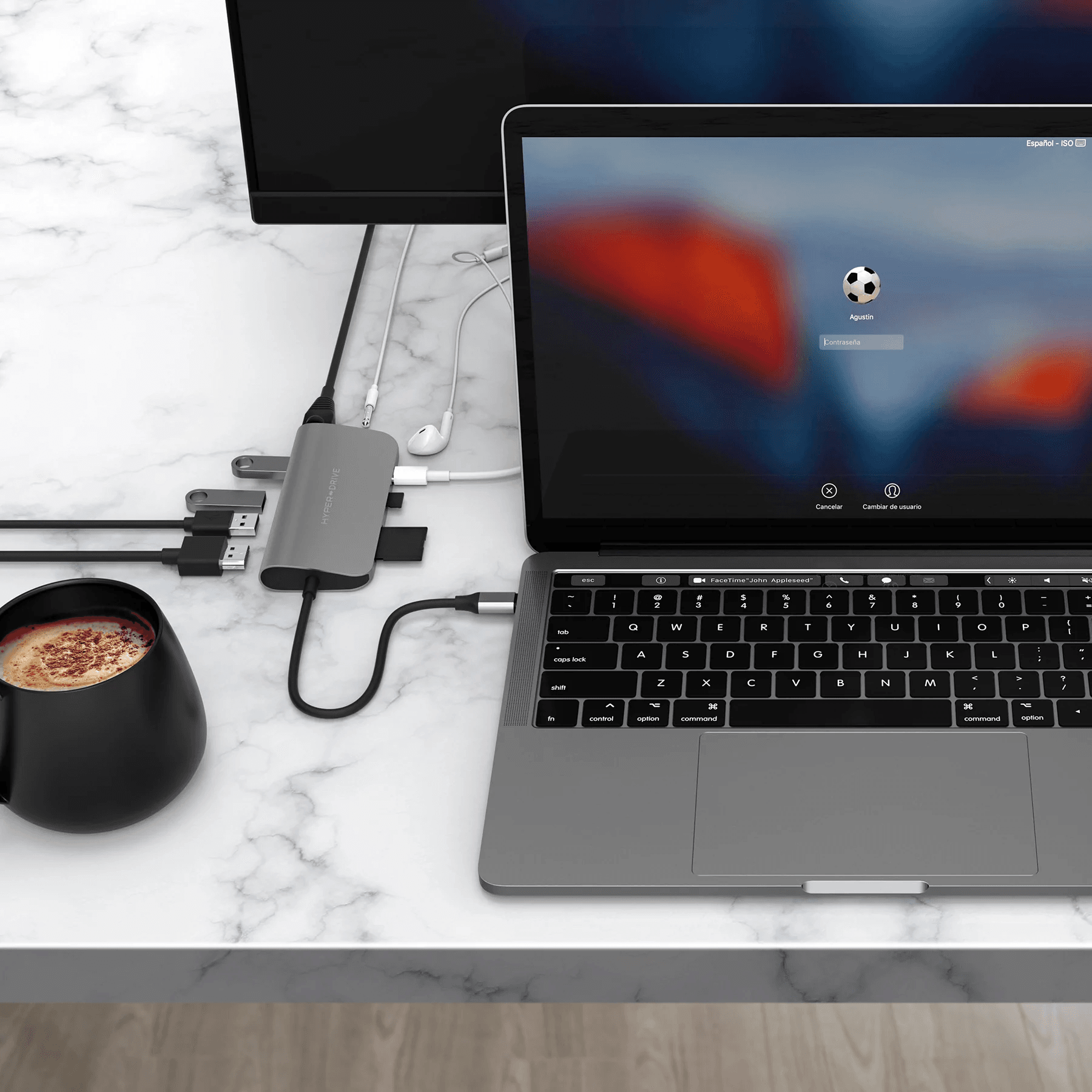 HYPERDRIVE POWER 9 IN 1 USB-C HUB GRAY