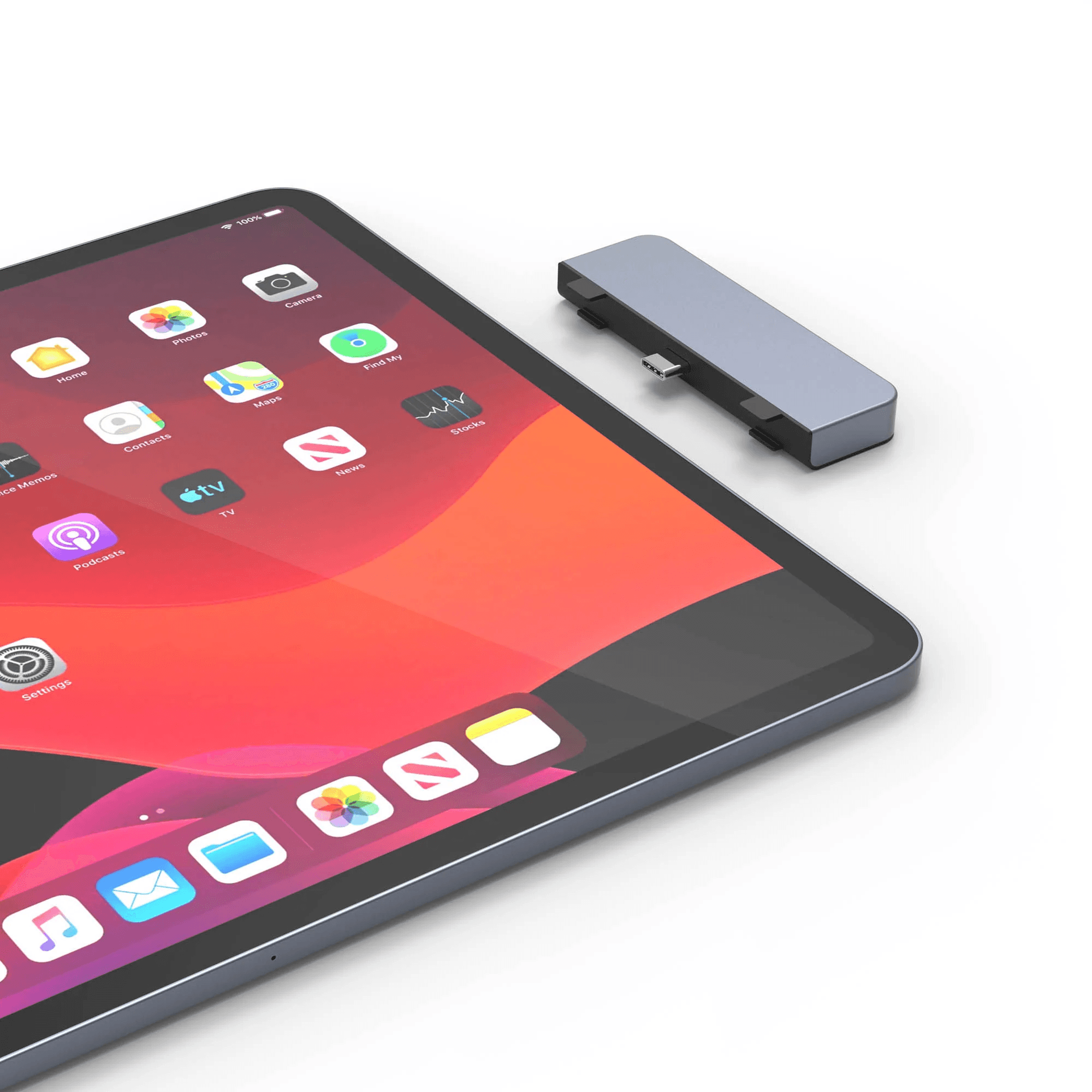 HYPERDRIVE 4 IN 1 USB-C HUB FOR IPAD PRO GRAY