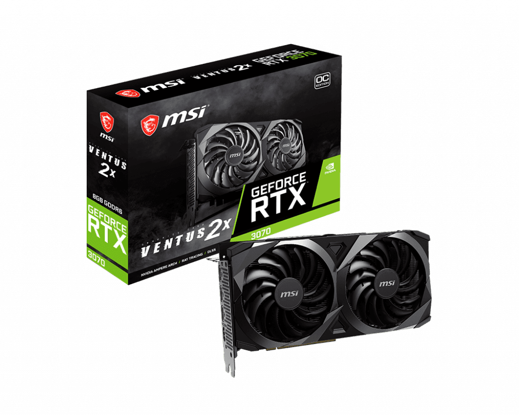 MSI RTX3070 VENTUS 2X OC 8GB  LHR