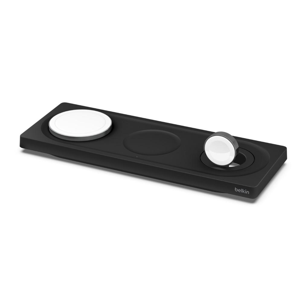 BELKIN 3IN1 WIRELESS CHARGING PAD W/MAGSAFE BLACK