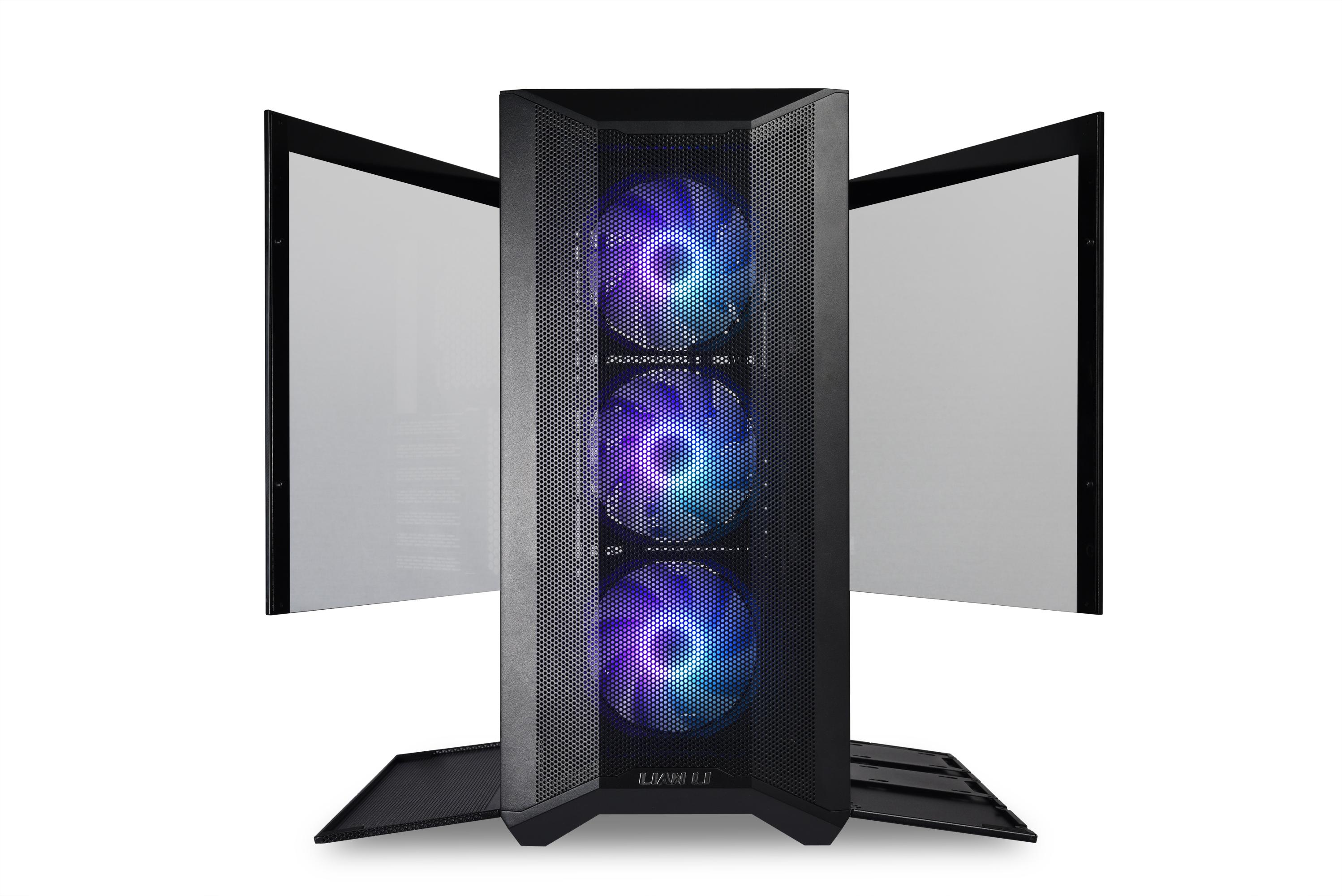 LIAN LI LANCOOL-2 MESH MID TOWER CASE W/DRGB BK