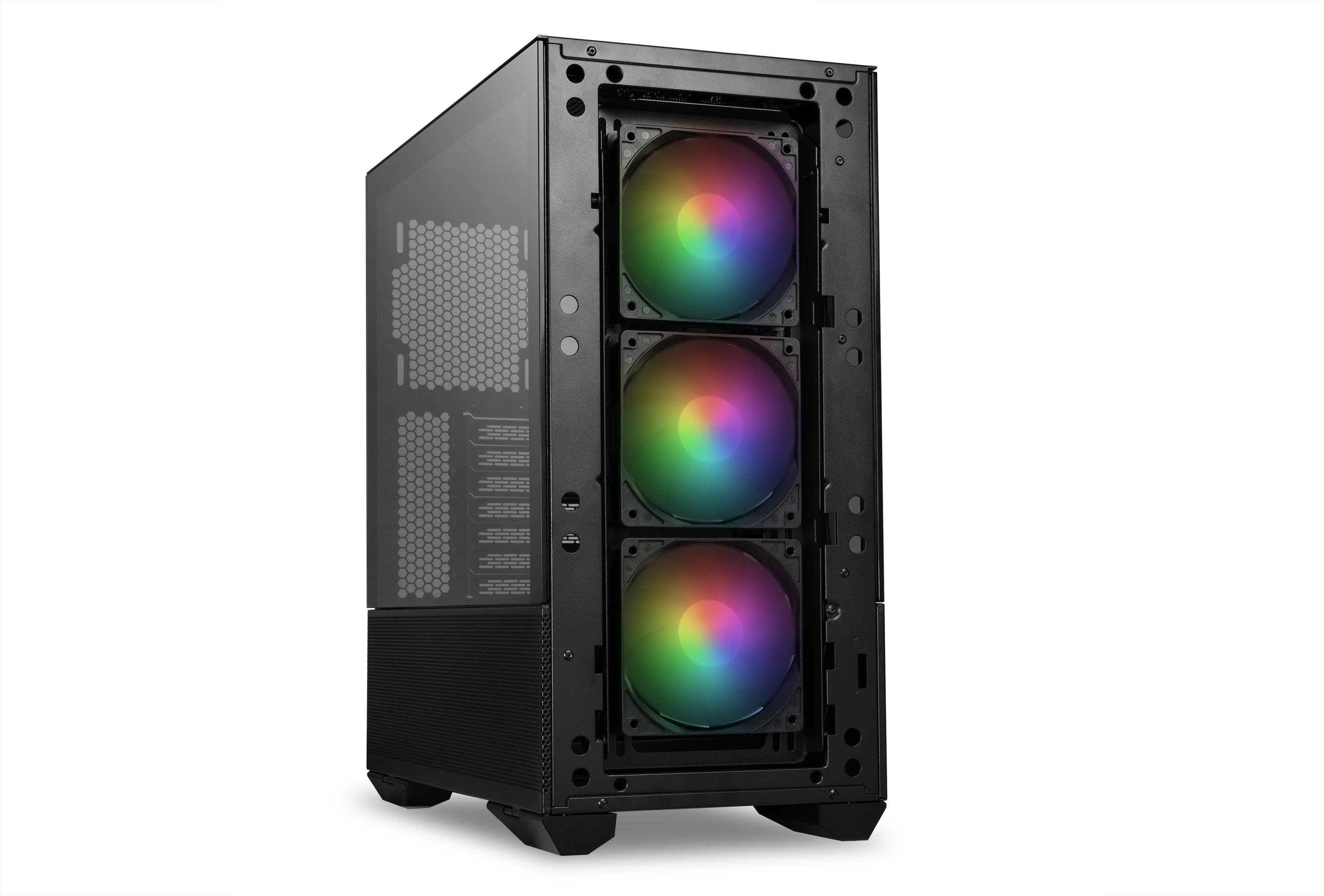 LIAN LI LANCOOL-2 MESH MID TOWER CASE W/DRGB BK