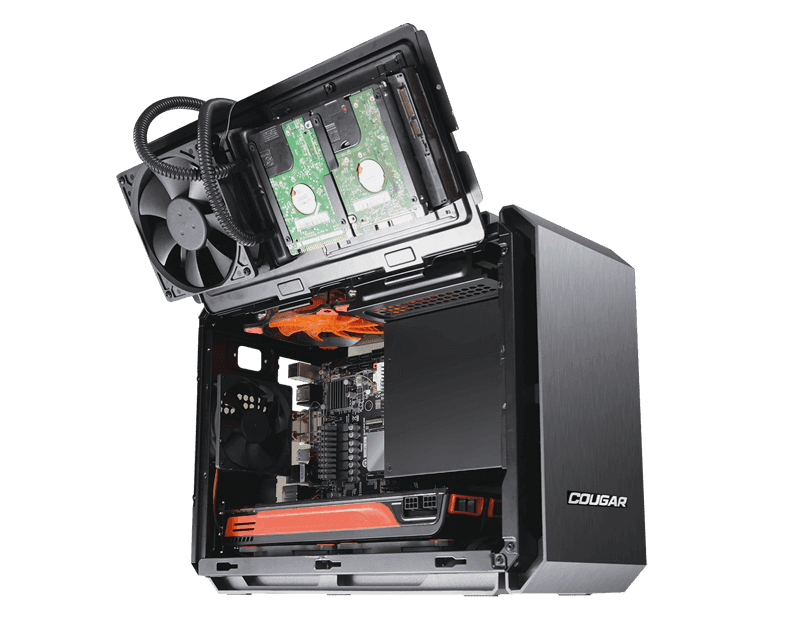 COUGAR QBX ULTRA-COMPACT PRO GAMING MINI-ITX CASE