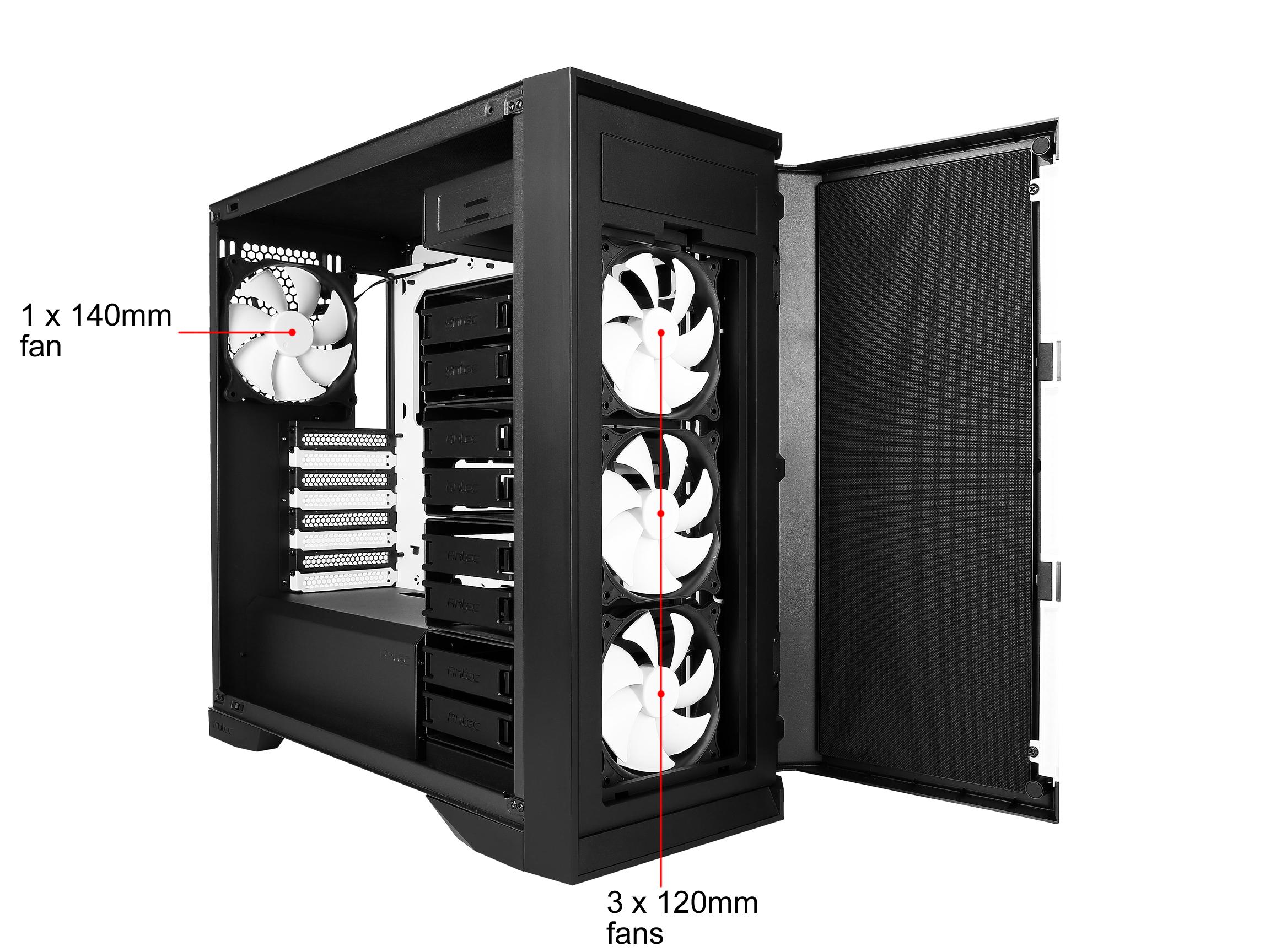 ANTEC P101 CASE WITH SOLID SIDE PANEL