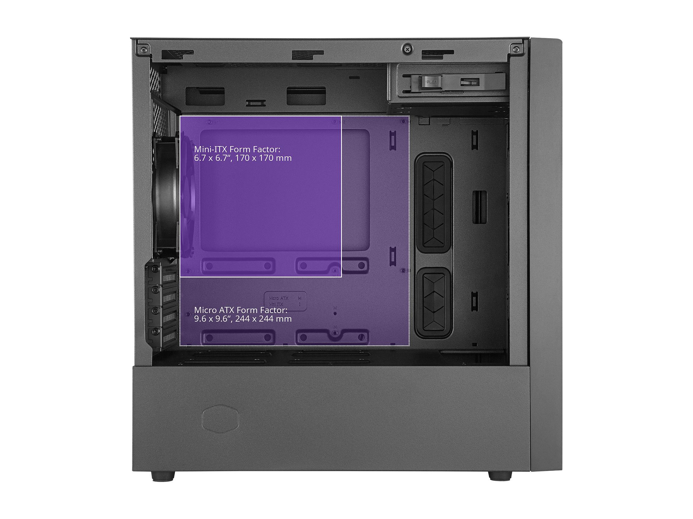 Cooler Master MASTERBOX NR400 CASE (BLACK)