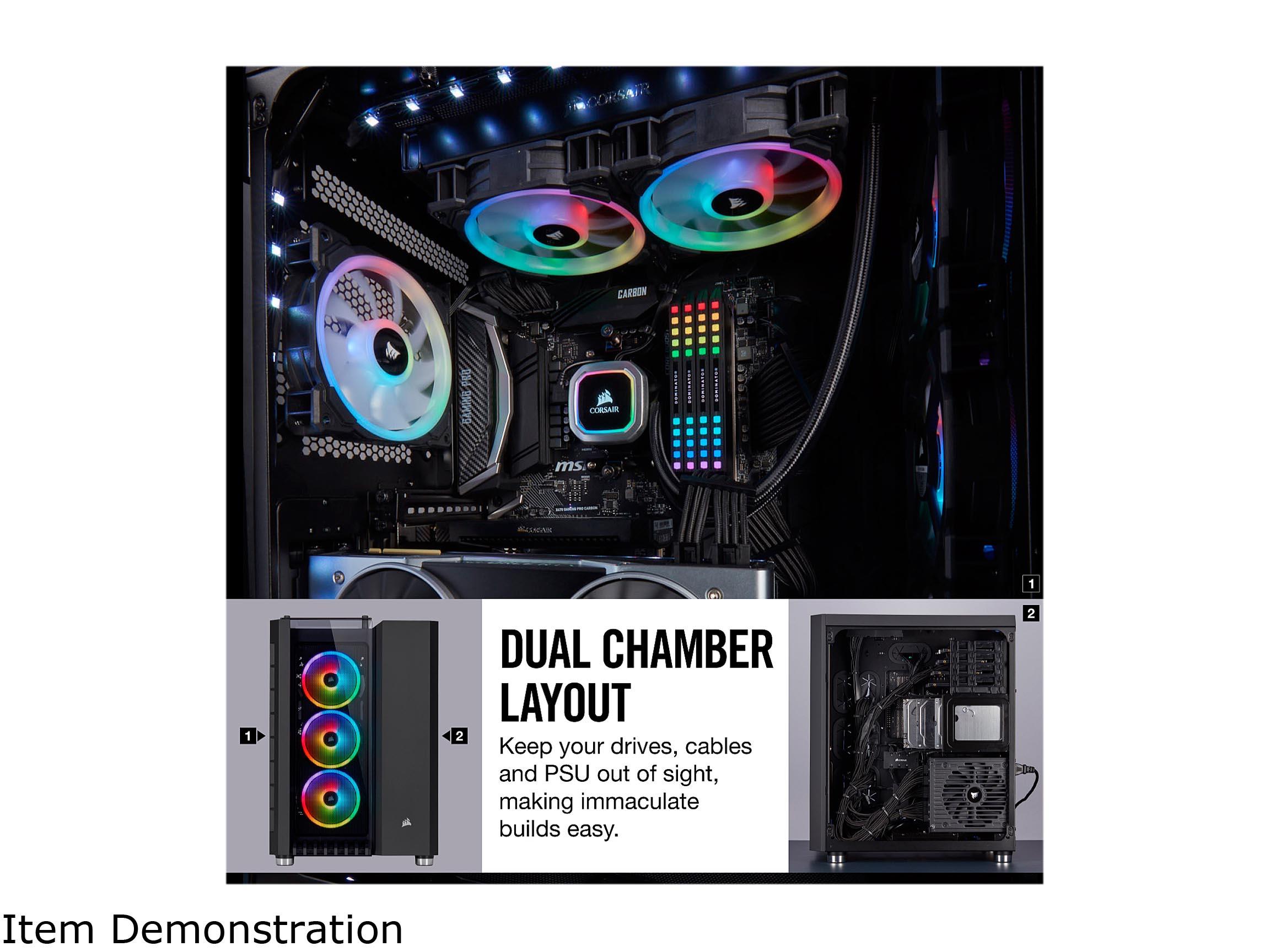 CORSAIR Crystal Series 680X RGB ATX CASE BLACK