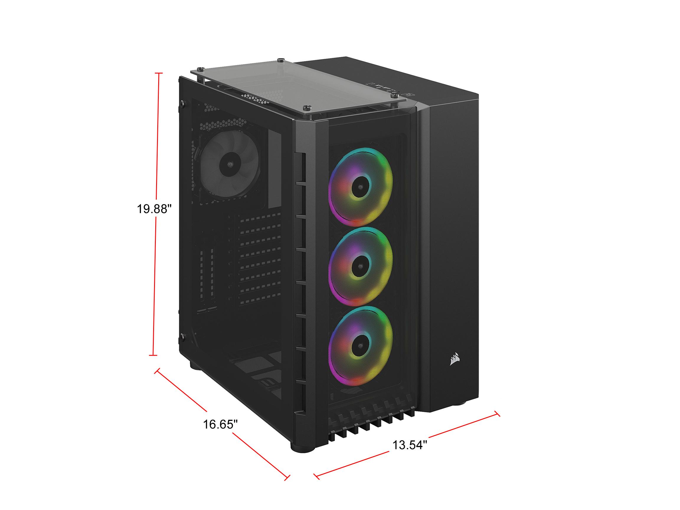 CORSAIR Crystal Series 680X RGB ATX CASE BLACK