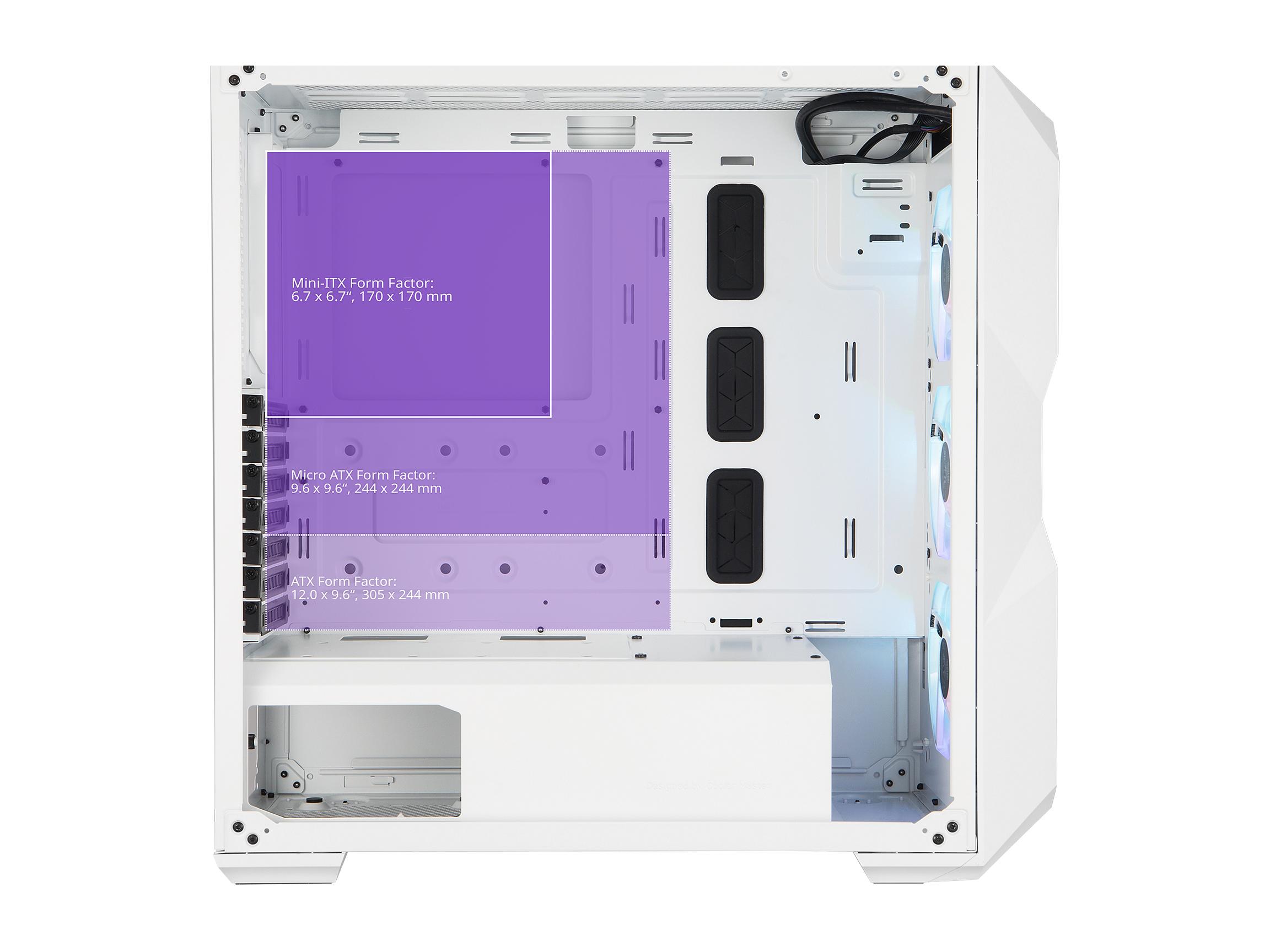 Cooler Master MASTERBOX TD500網面 白色 CASE