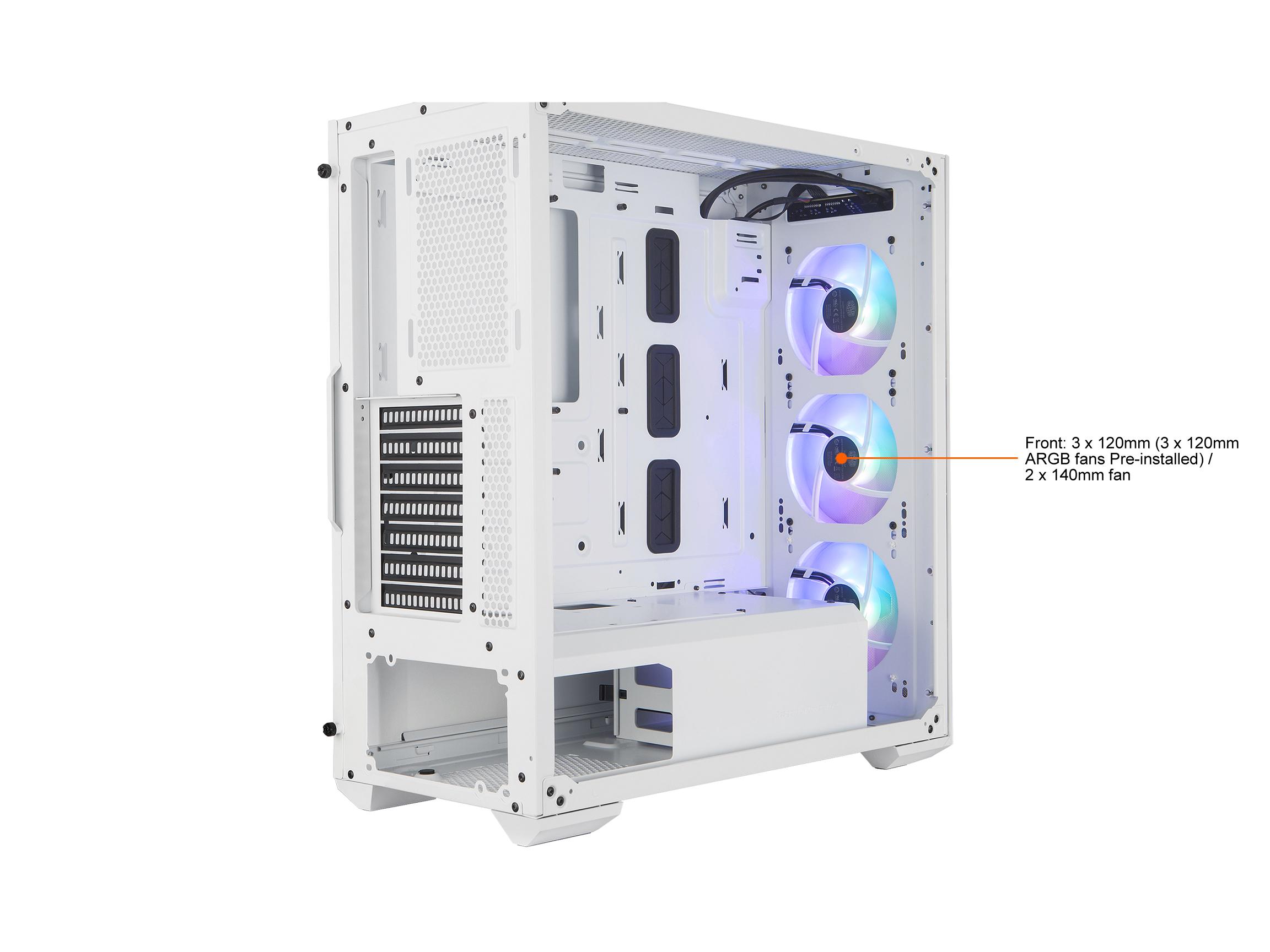 Cooler Master MASTERBOX TD500網面 白色 CASE
